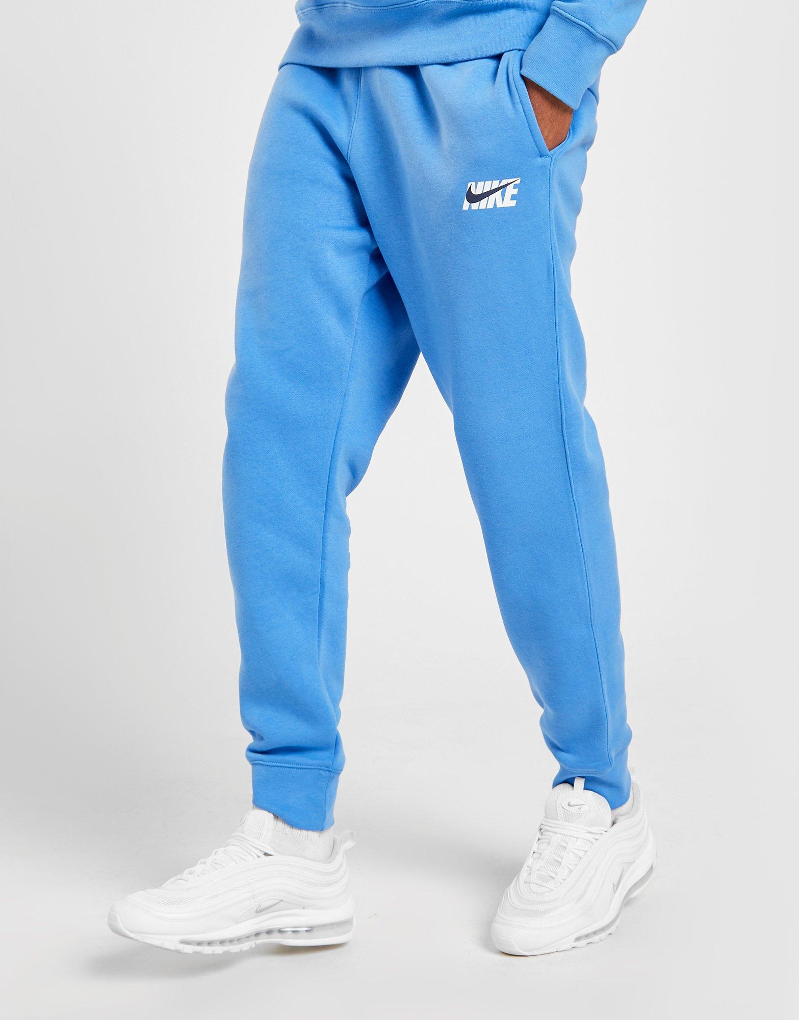 blue nike club joggers