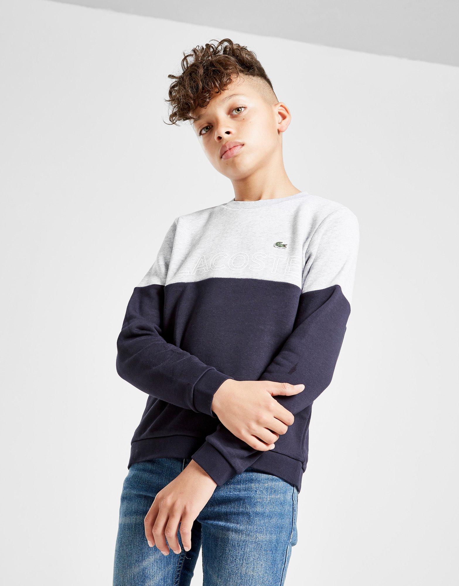 lacoste sweatshirt junior