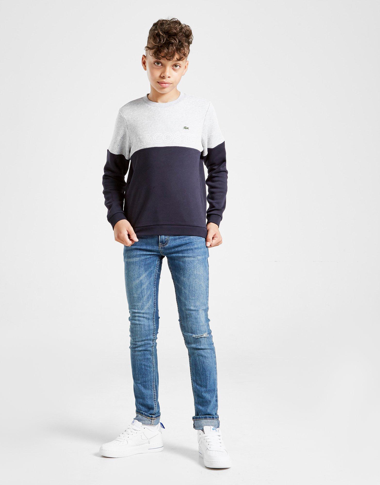 lacoste sweatshirt junior