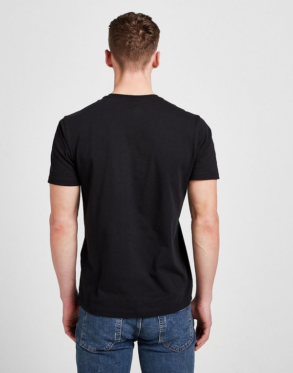 retro black england shirt
