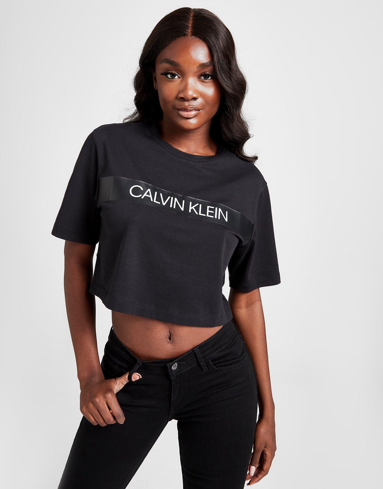 calvin klein crop top shirt