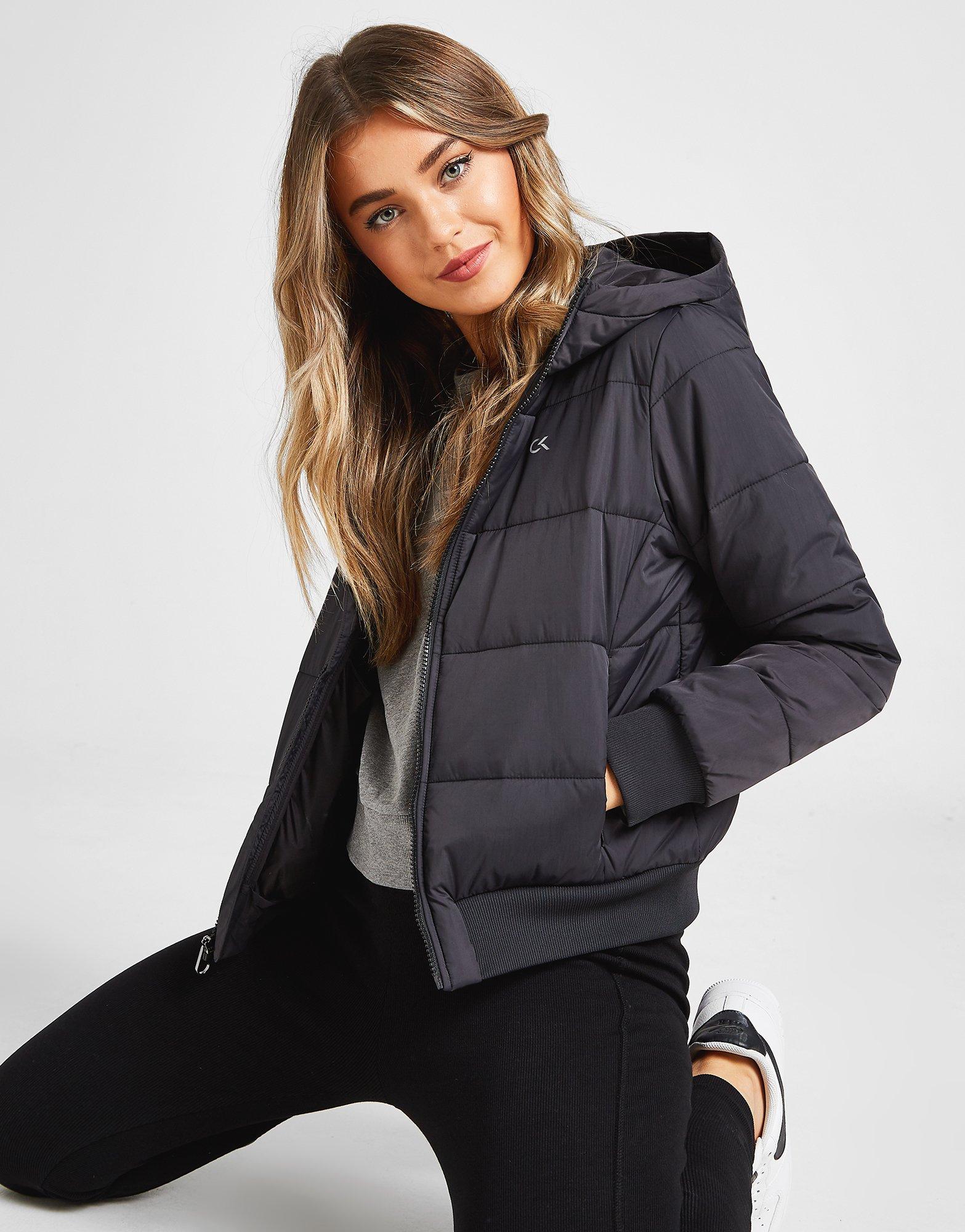 calvin klein logo windbreaker