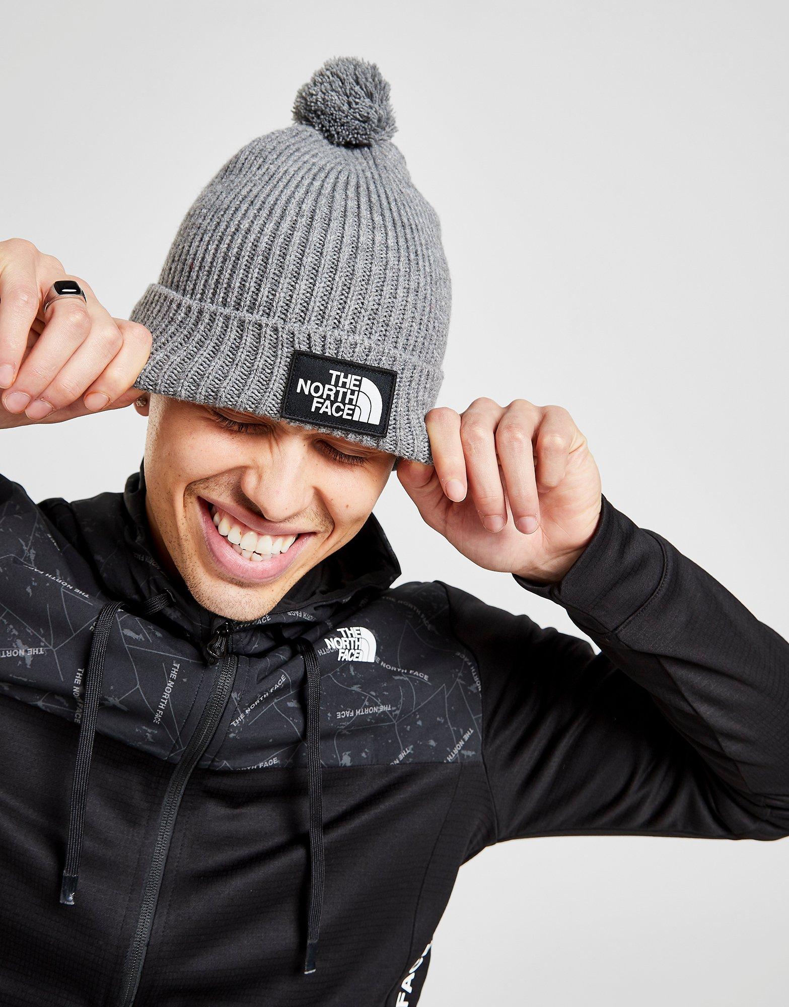 the north face pom beanie