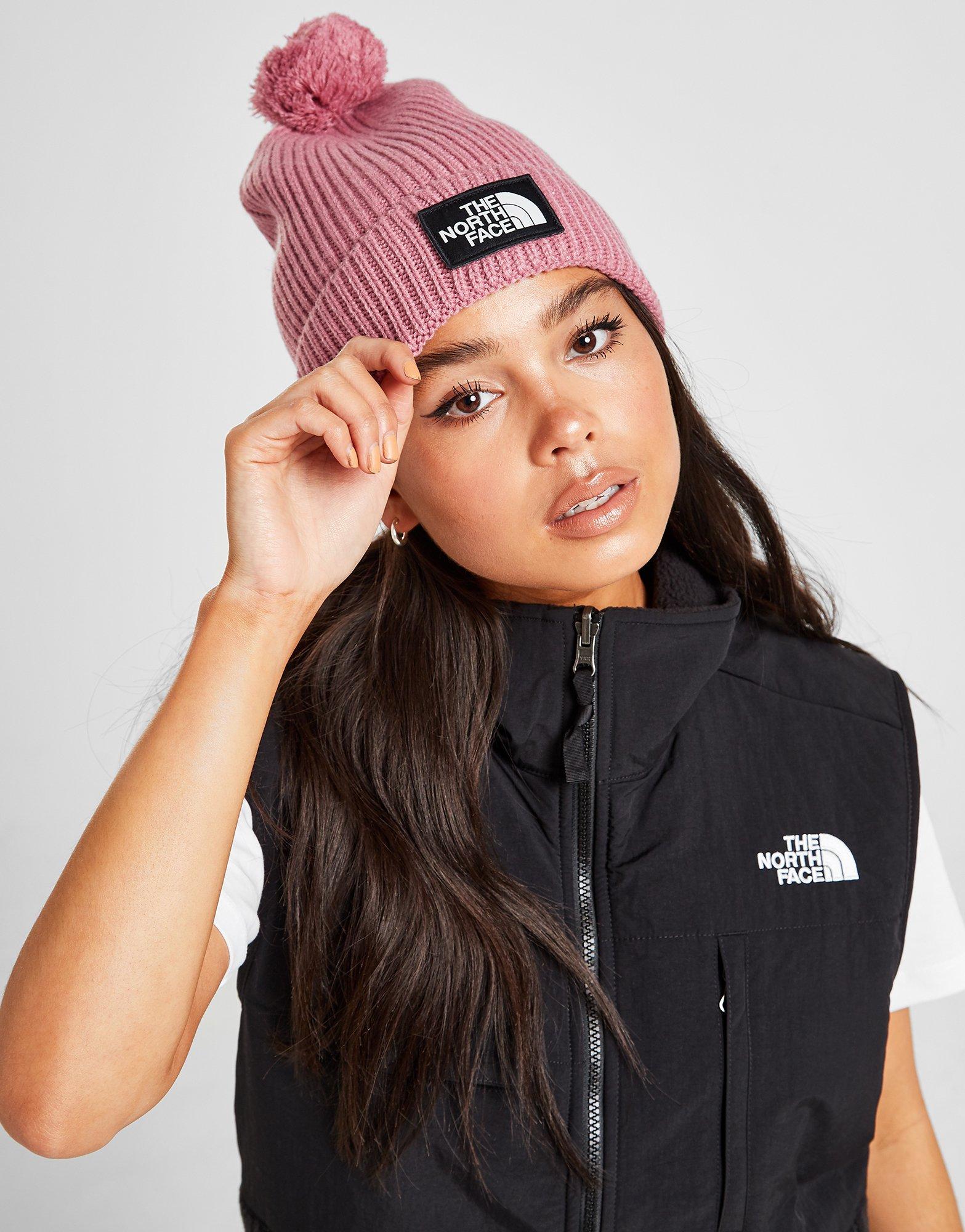 north face cap pink