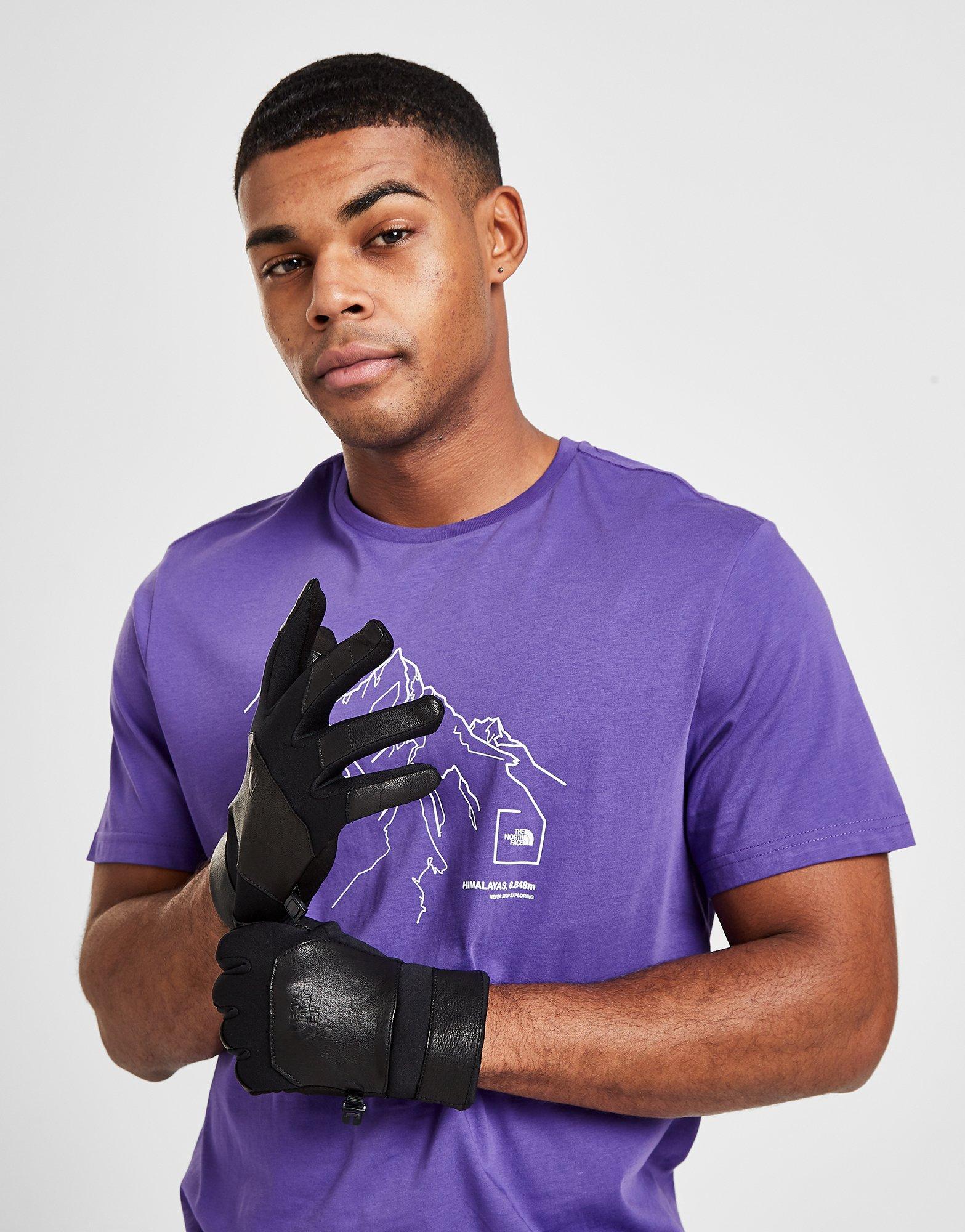 north face leather gloves