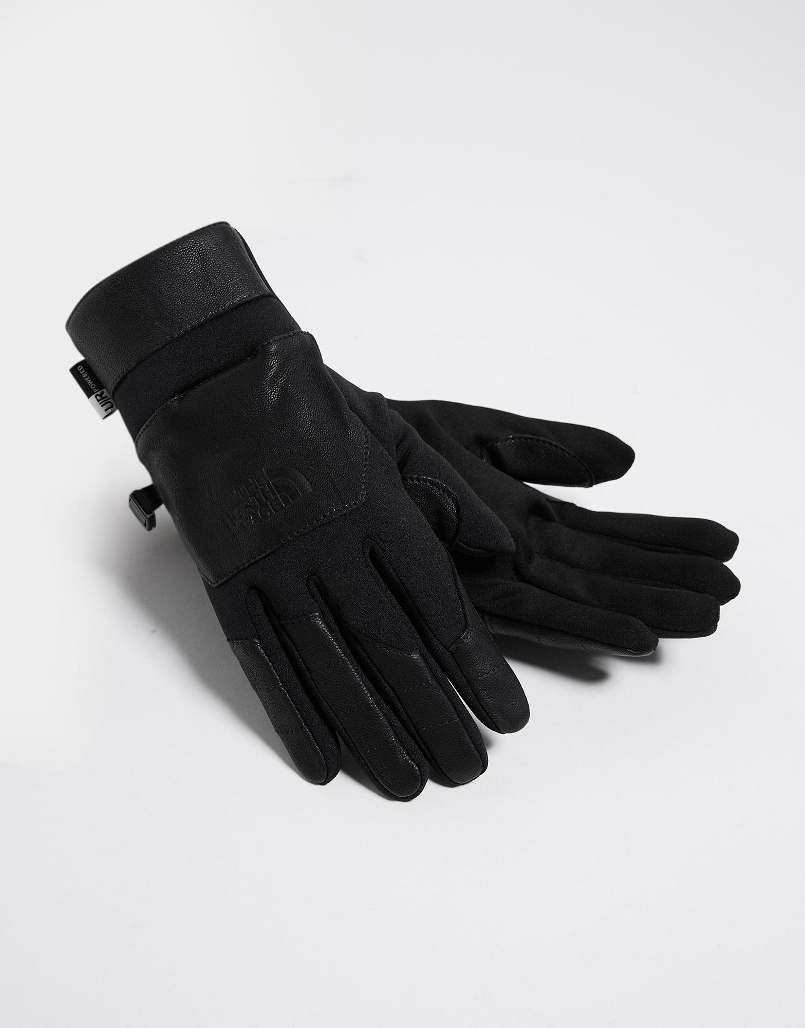 the north face etip leather glove