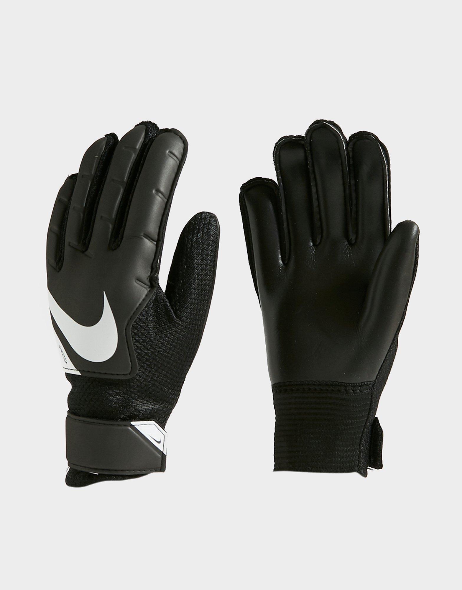 Black Nike Match 20 Goalkeeper Gloves Junior - JD Sports Global