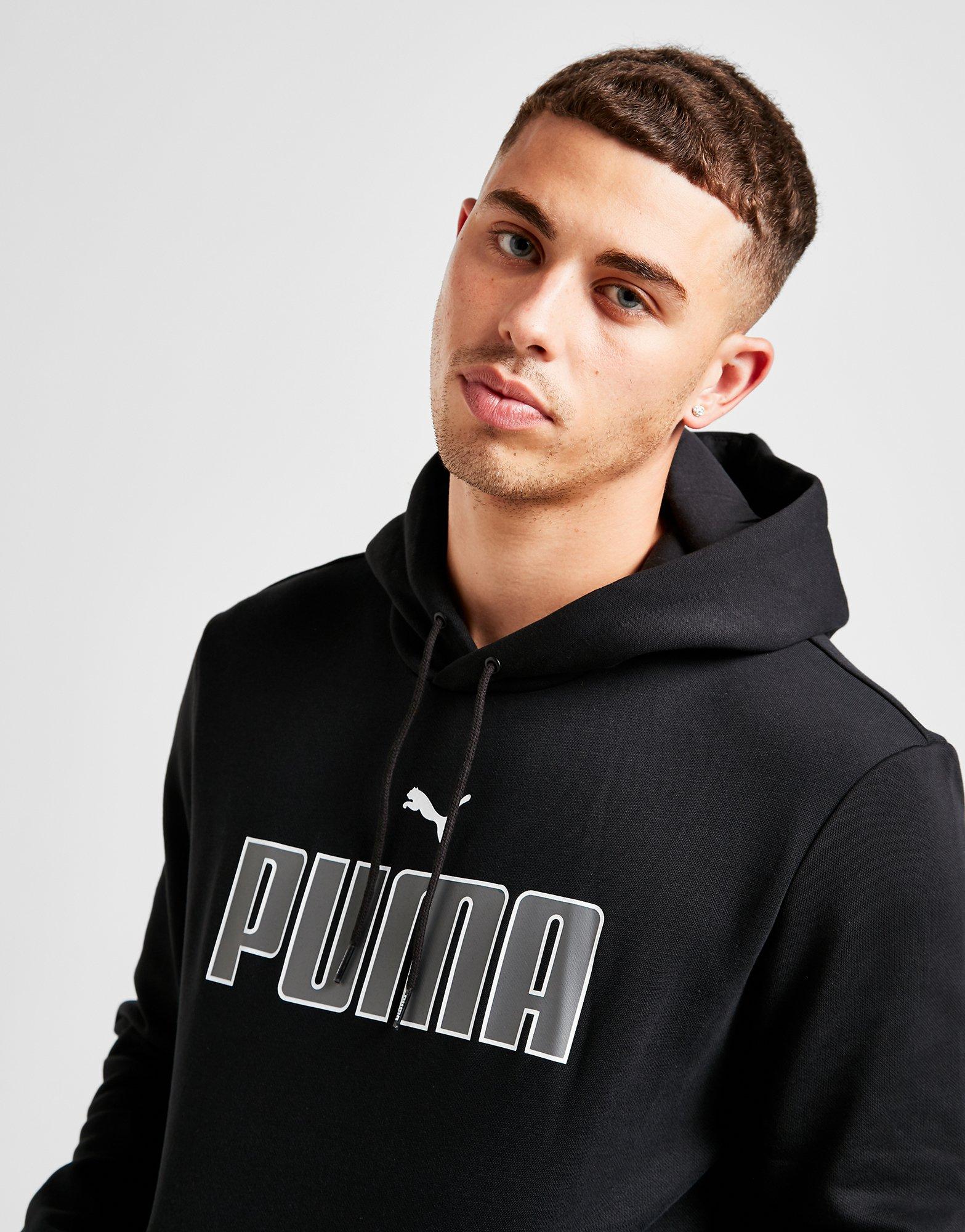 puma core logo hoodie