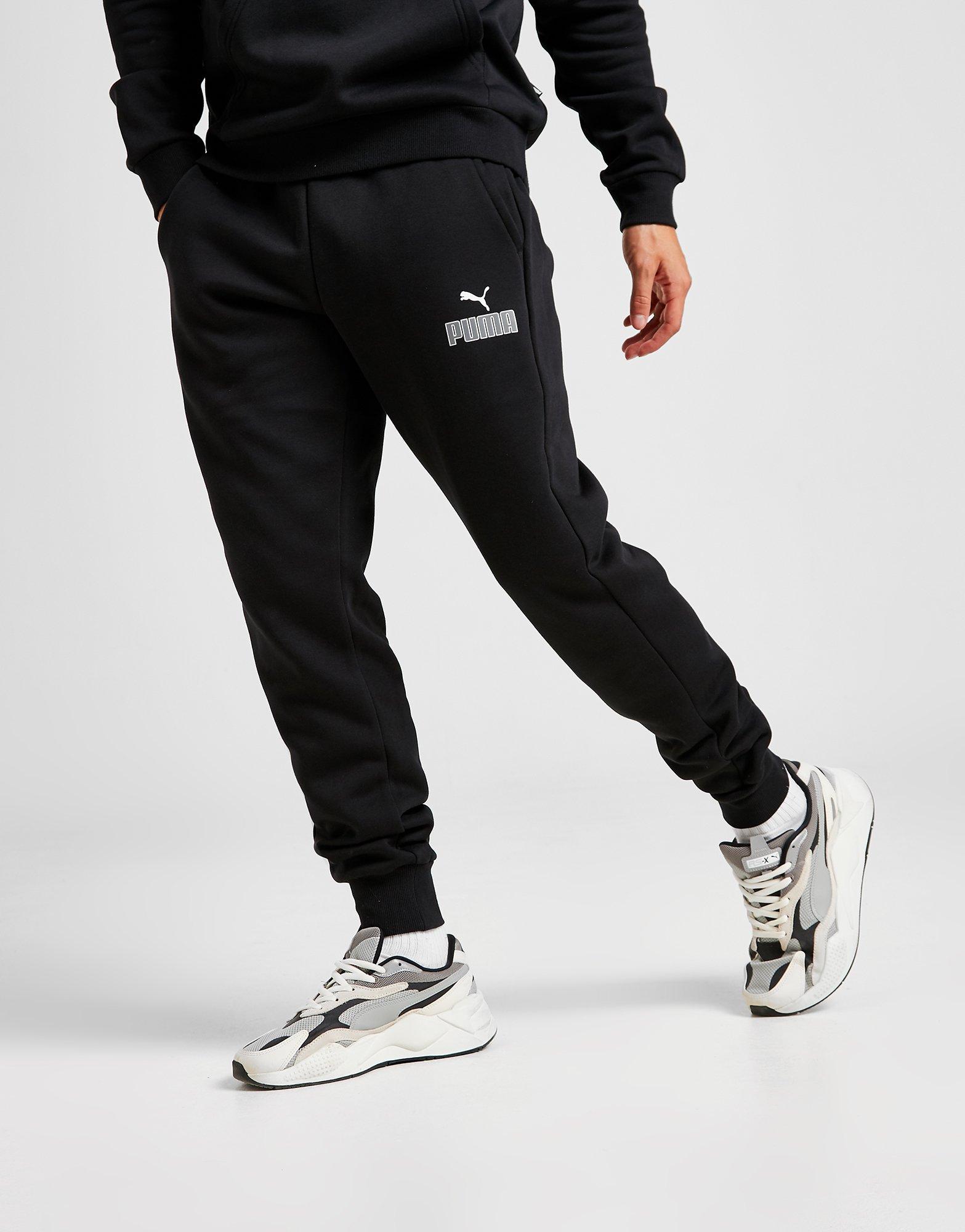 Black Puma Core Fleece Joggers JD Sports Malaysia