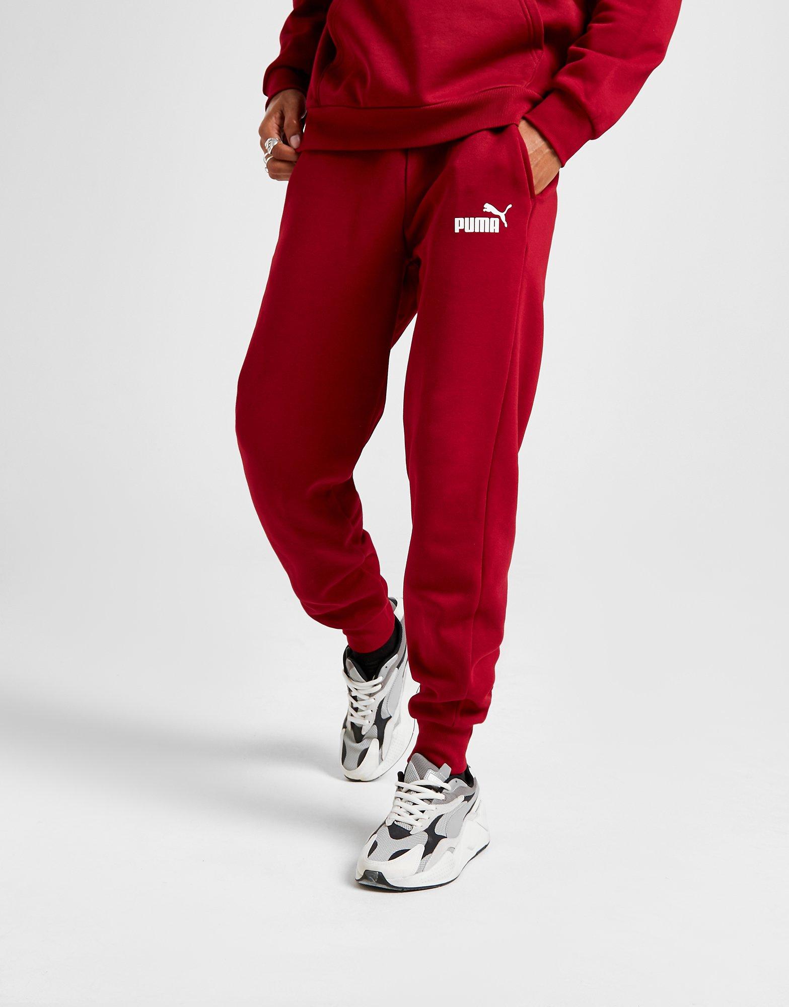 puma red joggers