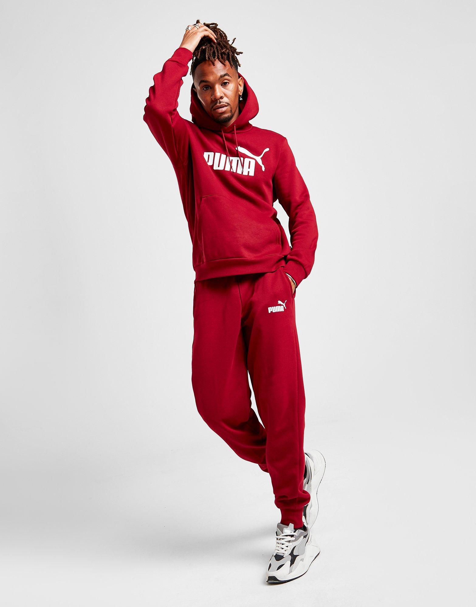 puma red joggers