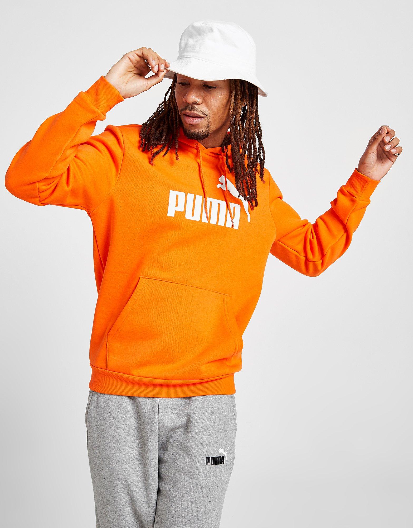 orange puma hoodie