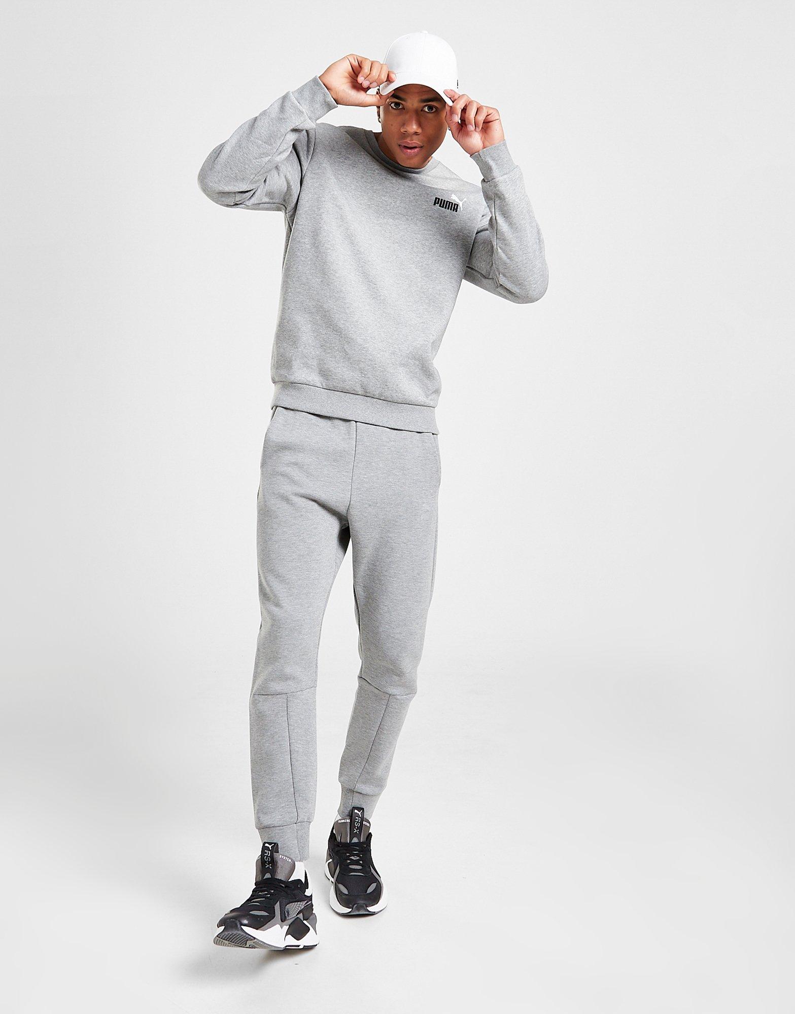 puma core small logo crew joggers