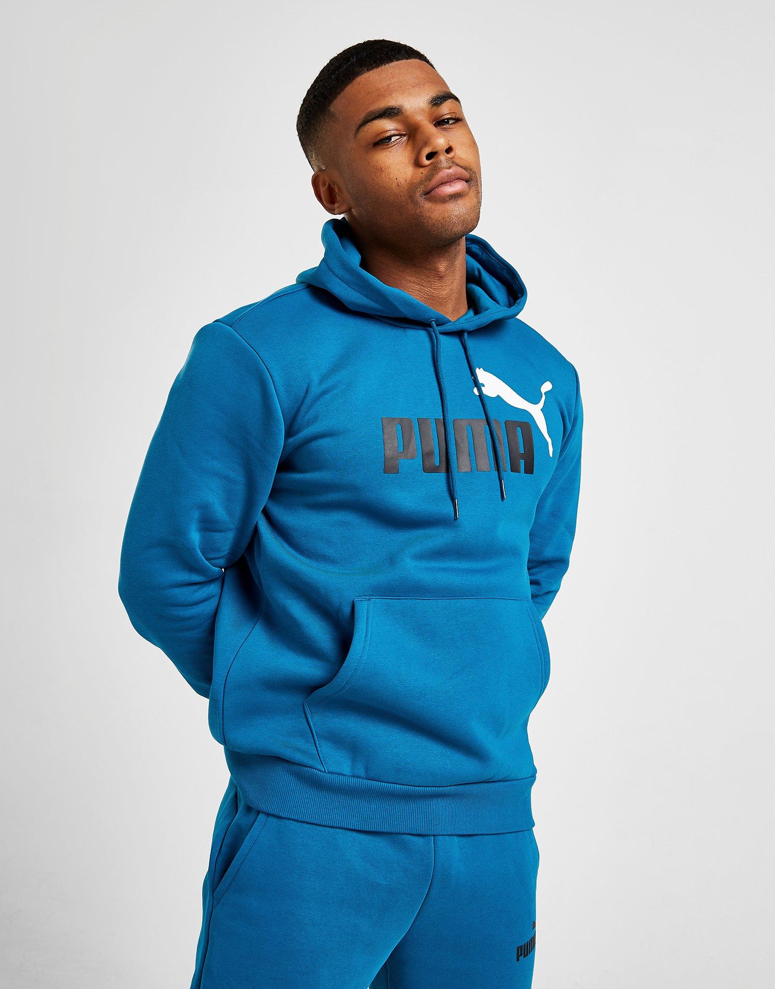 Blue PUMA Core Logo Overhead Hoodie JD Sports Malaysia