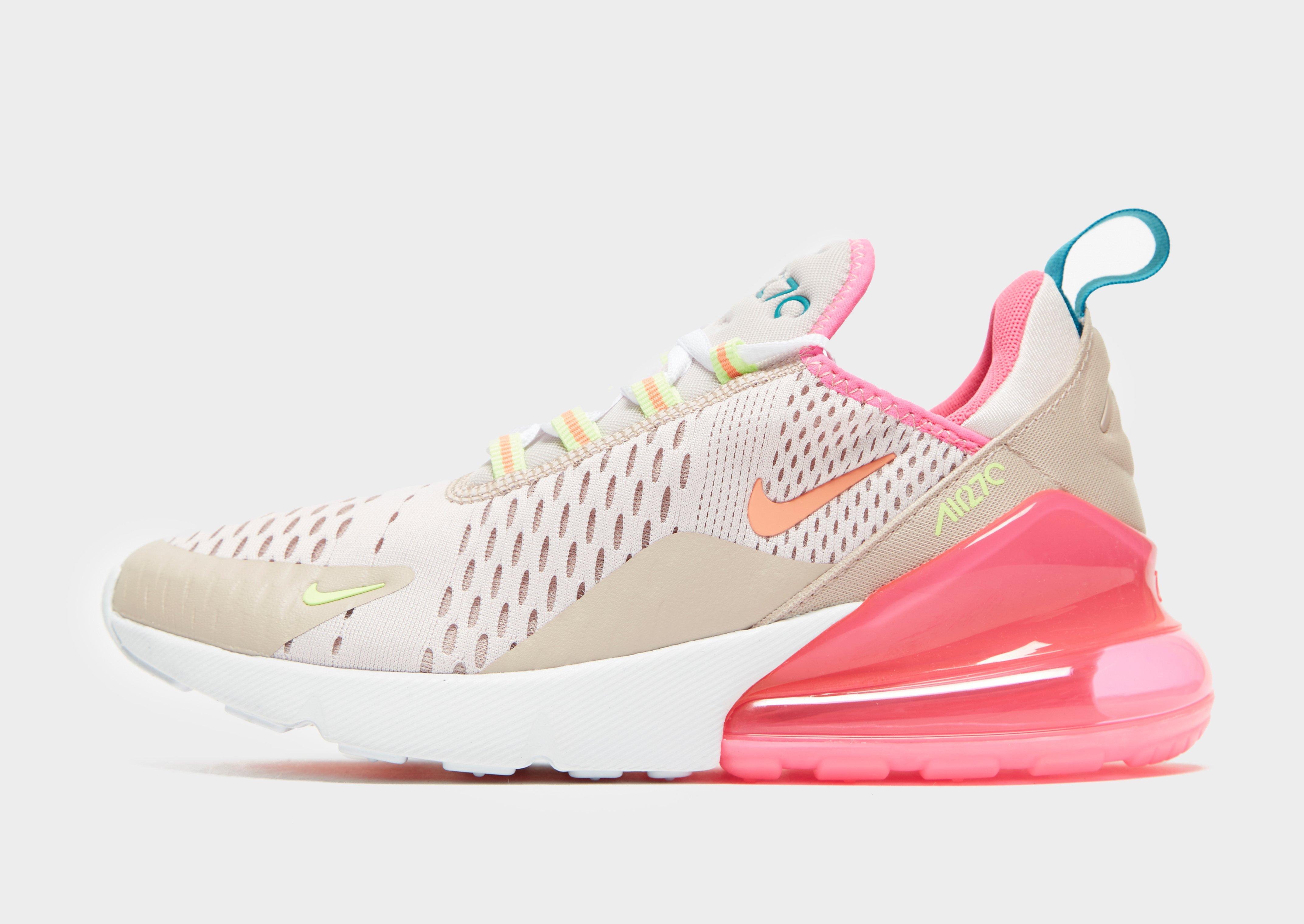 nike pink 270 trainers