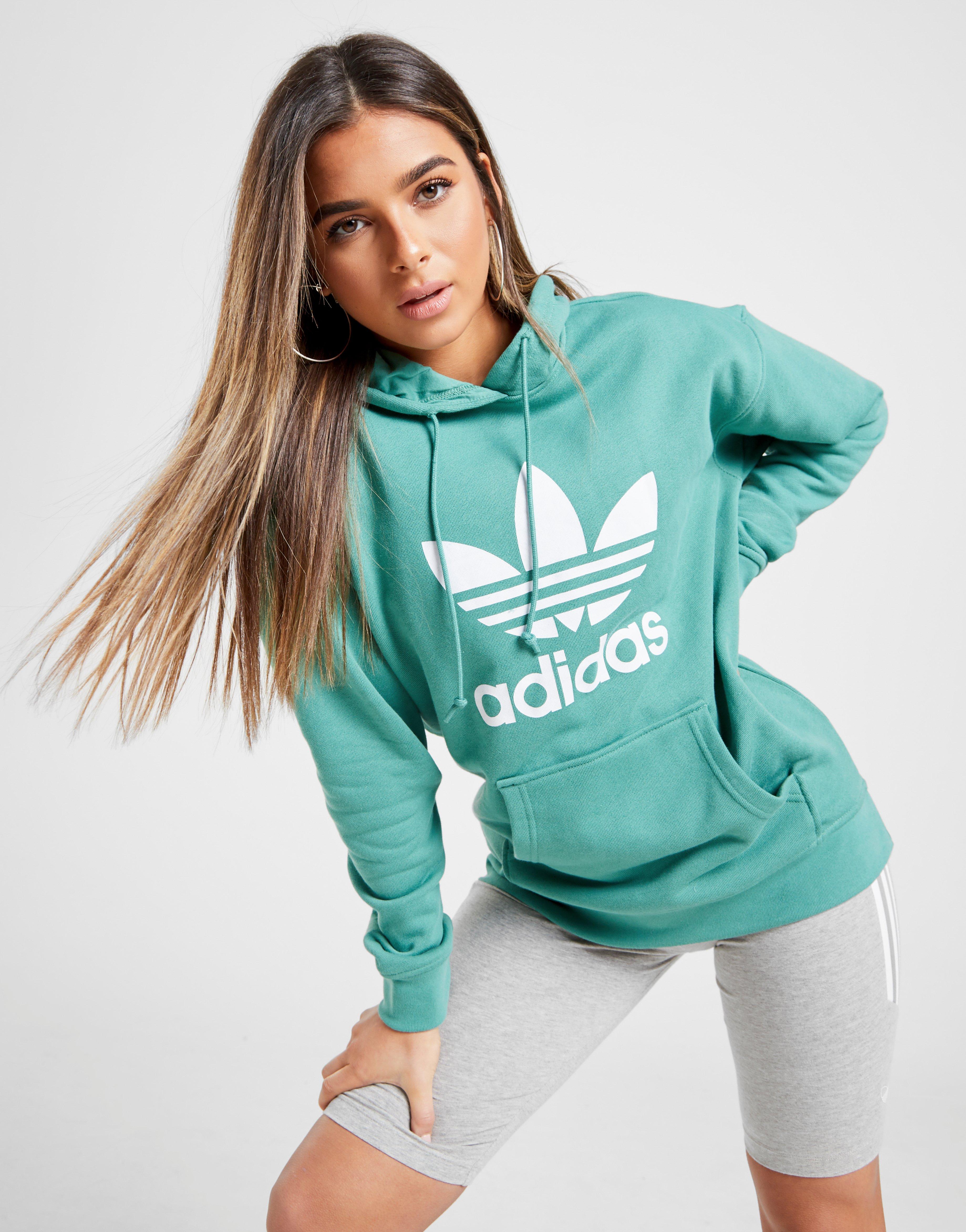 adidas originals trefoil hoodie junior