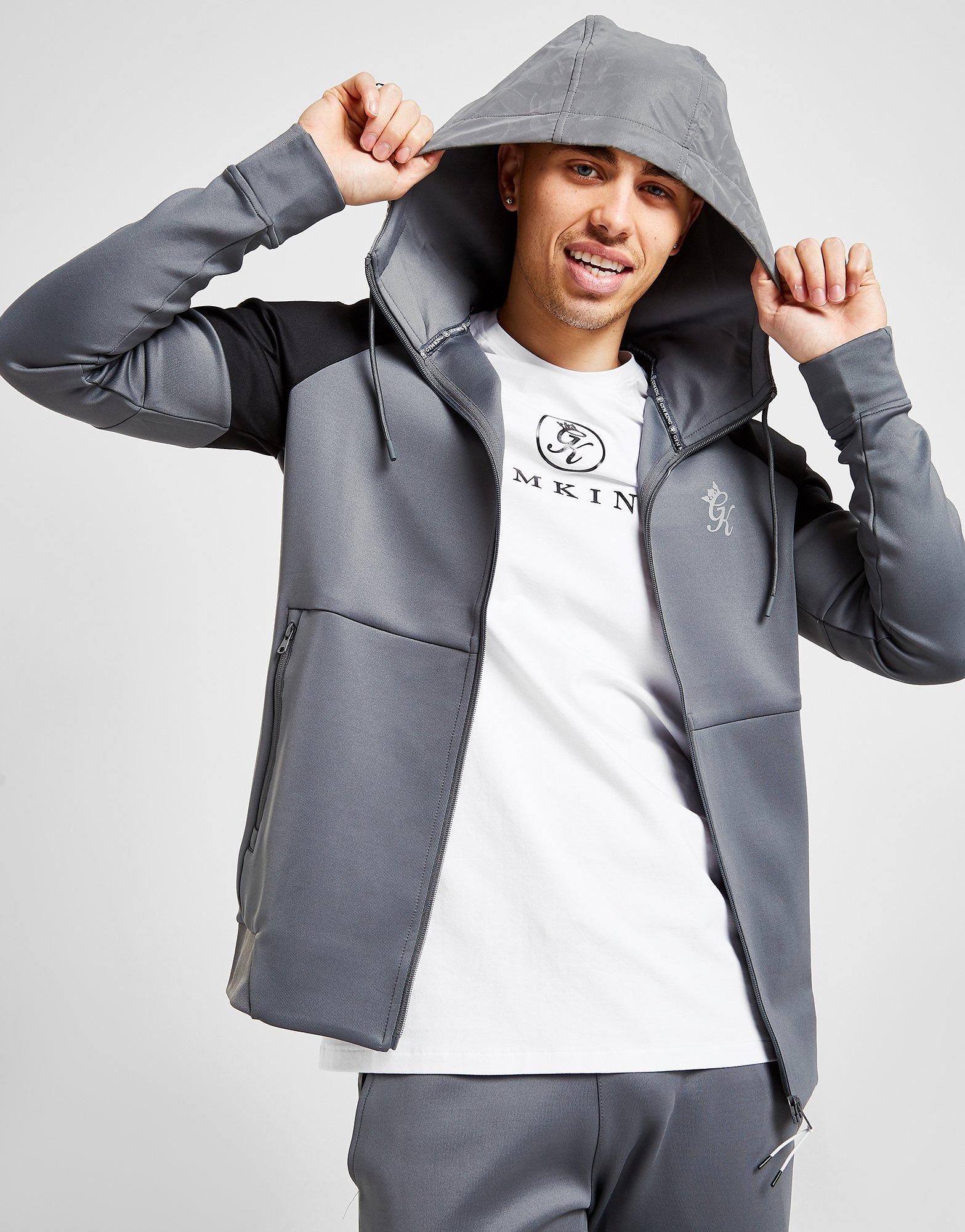 grey gym king hoodie
