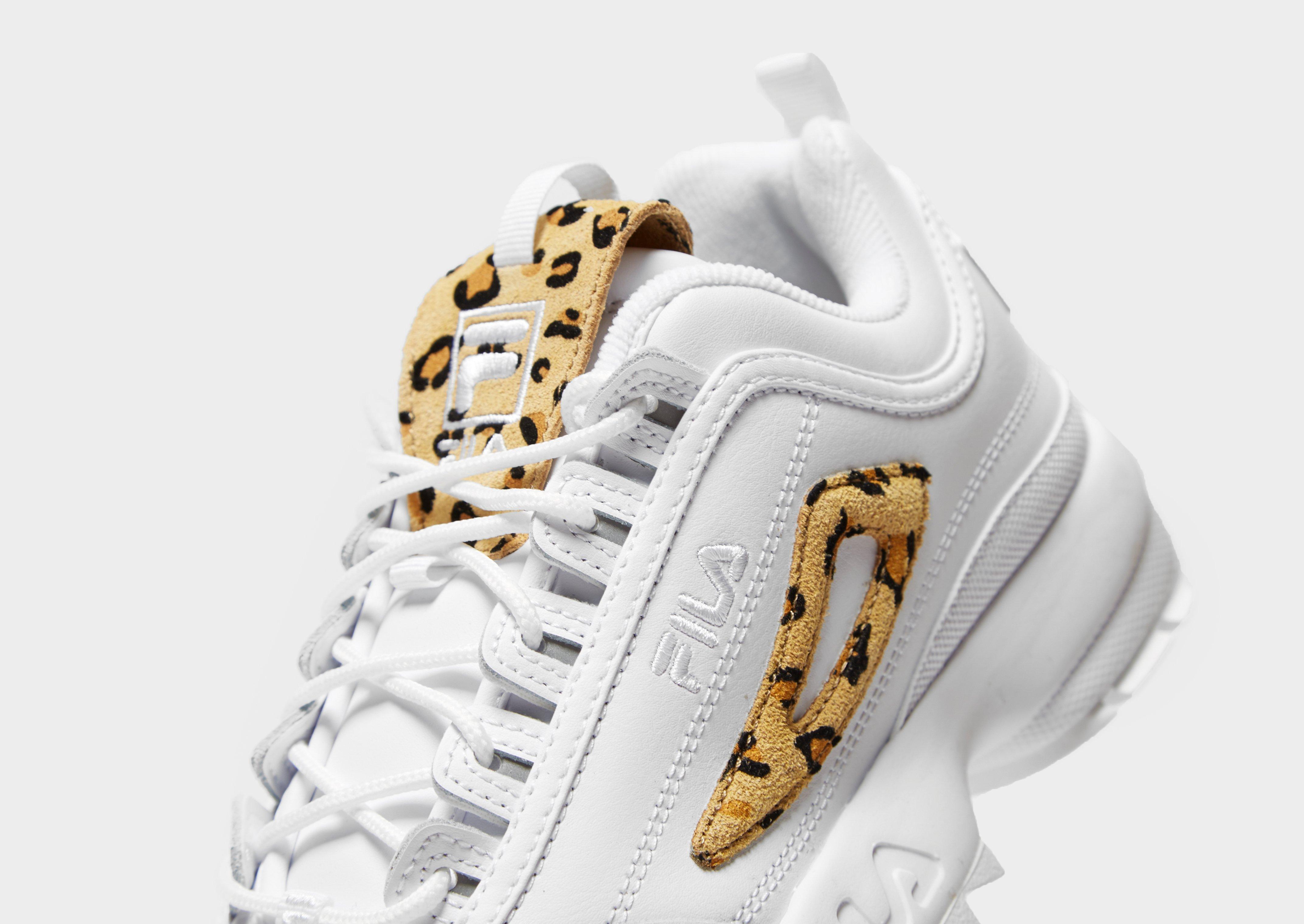 scarpe fila leopardate