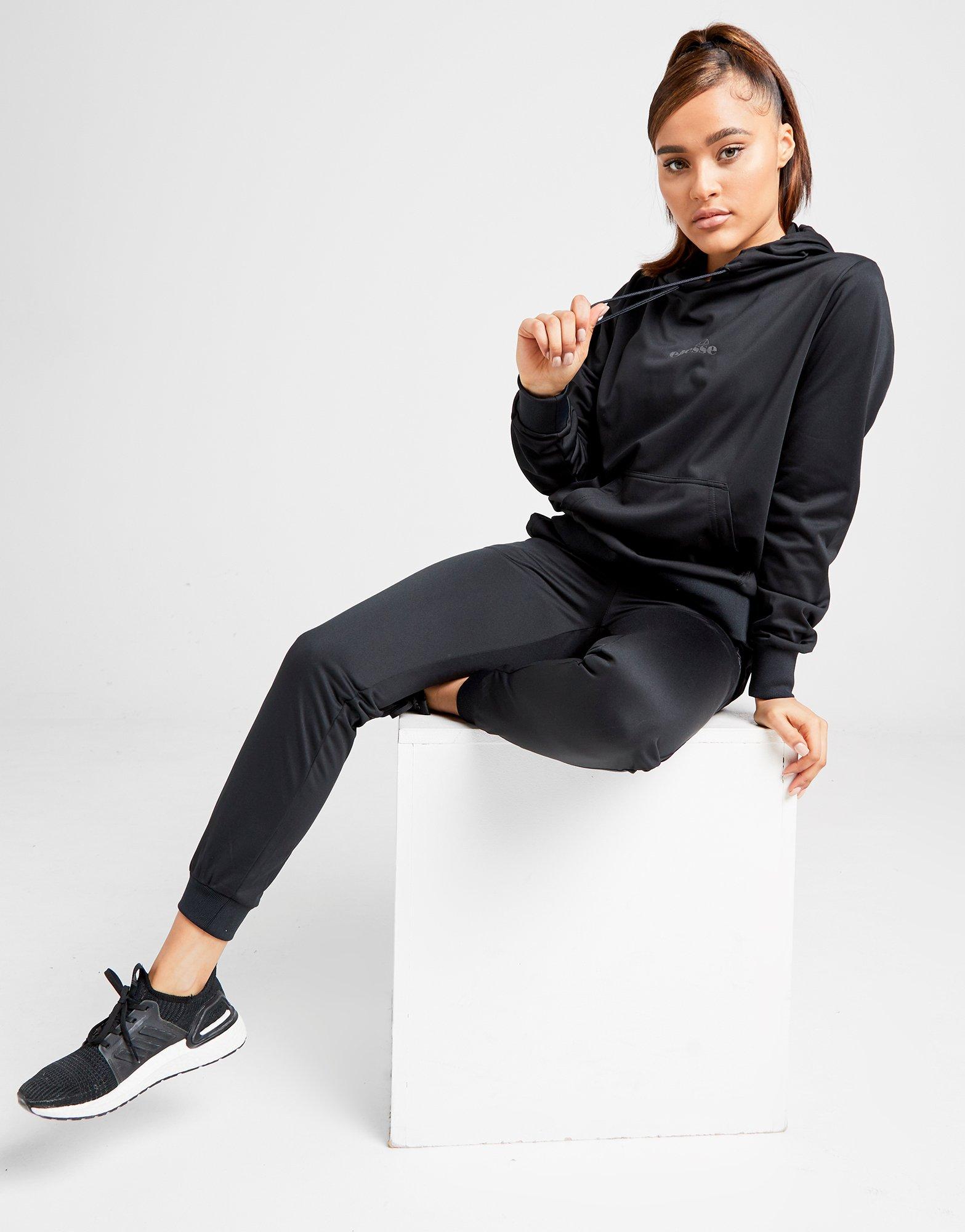 ellesse black tracksuit