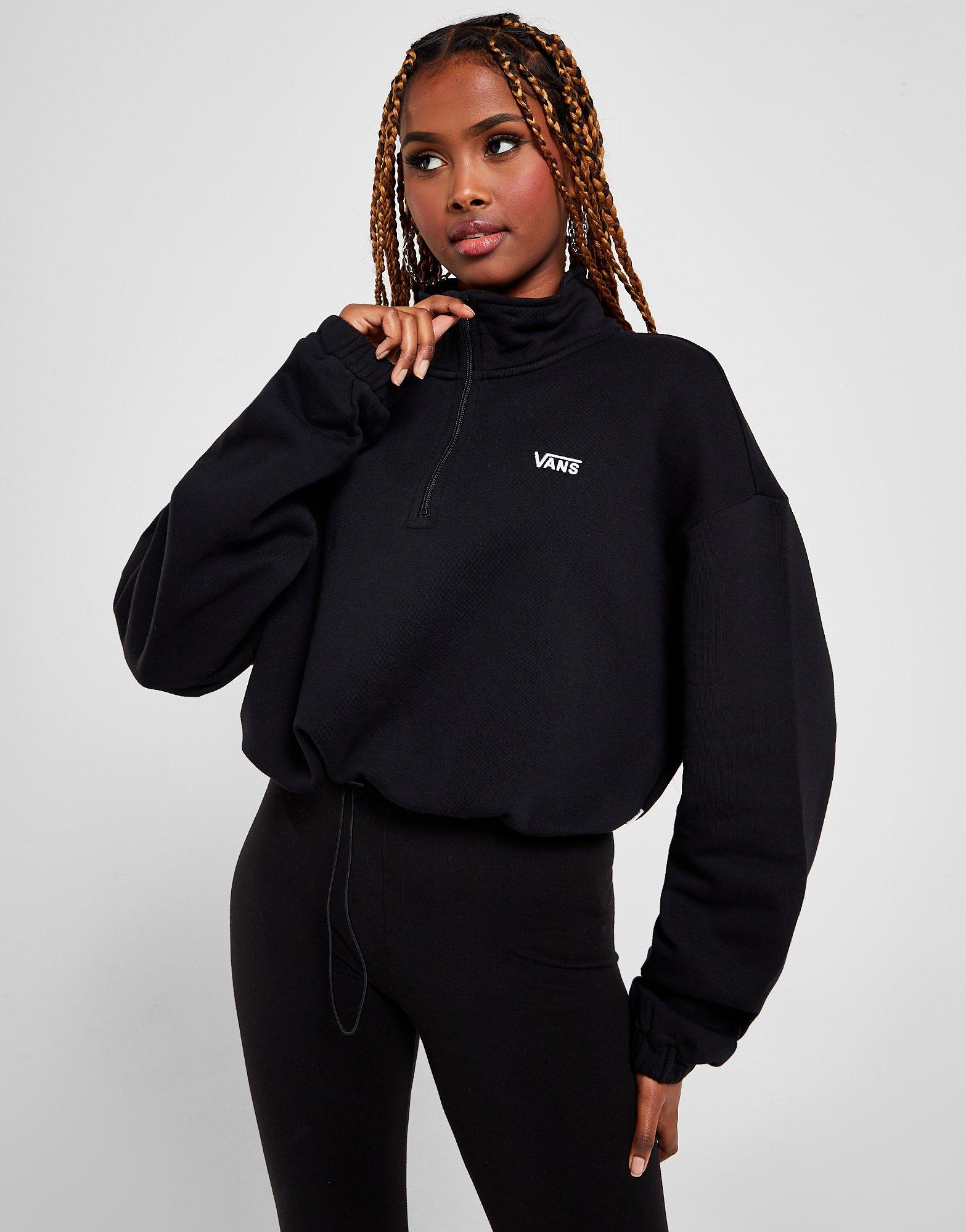 vans mix up half zip sweatshirt