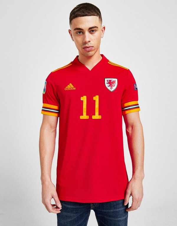 Acheter Rouge Adidas Maillot Domicile Wales Euro Bale 11 Homme