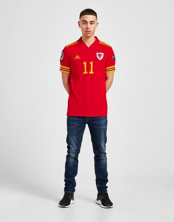 Adidas Wales Euro Bale 11 Home Shirt En Rojo Jd Sports