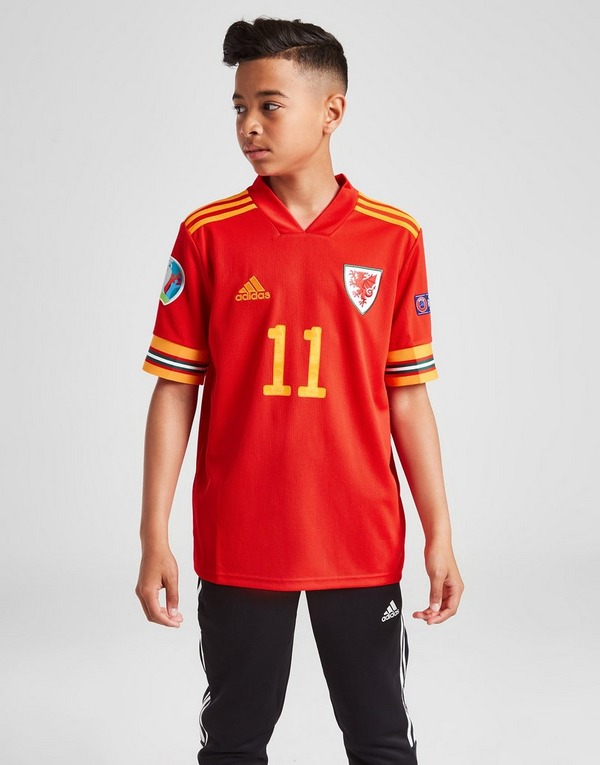 Adidas Wales Euro Bale 11 Home Shirt Junior En Rojo Jd Sports