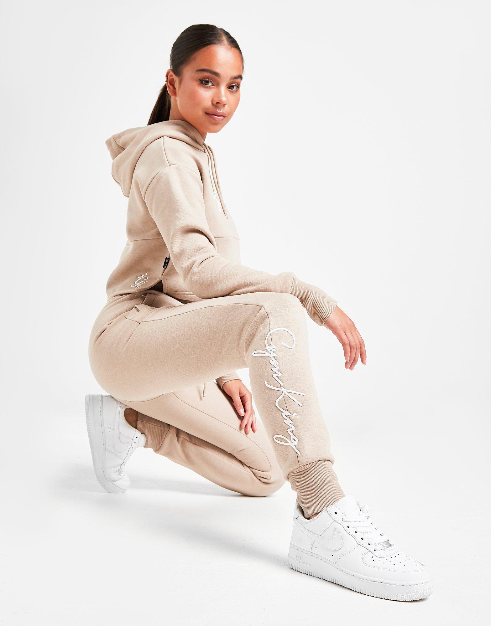 beige gym king tracksuit