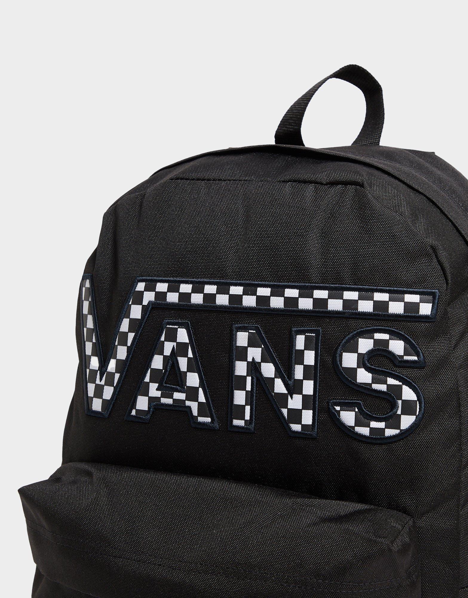 all black vans rucksack