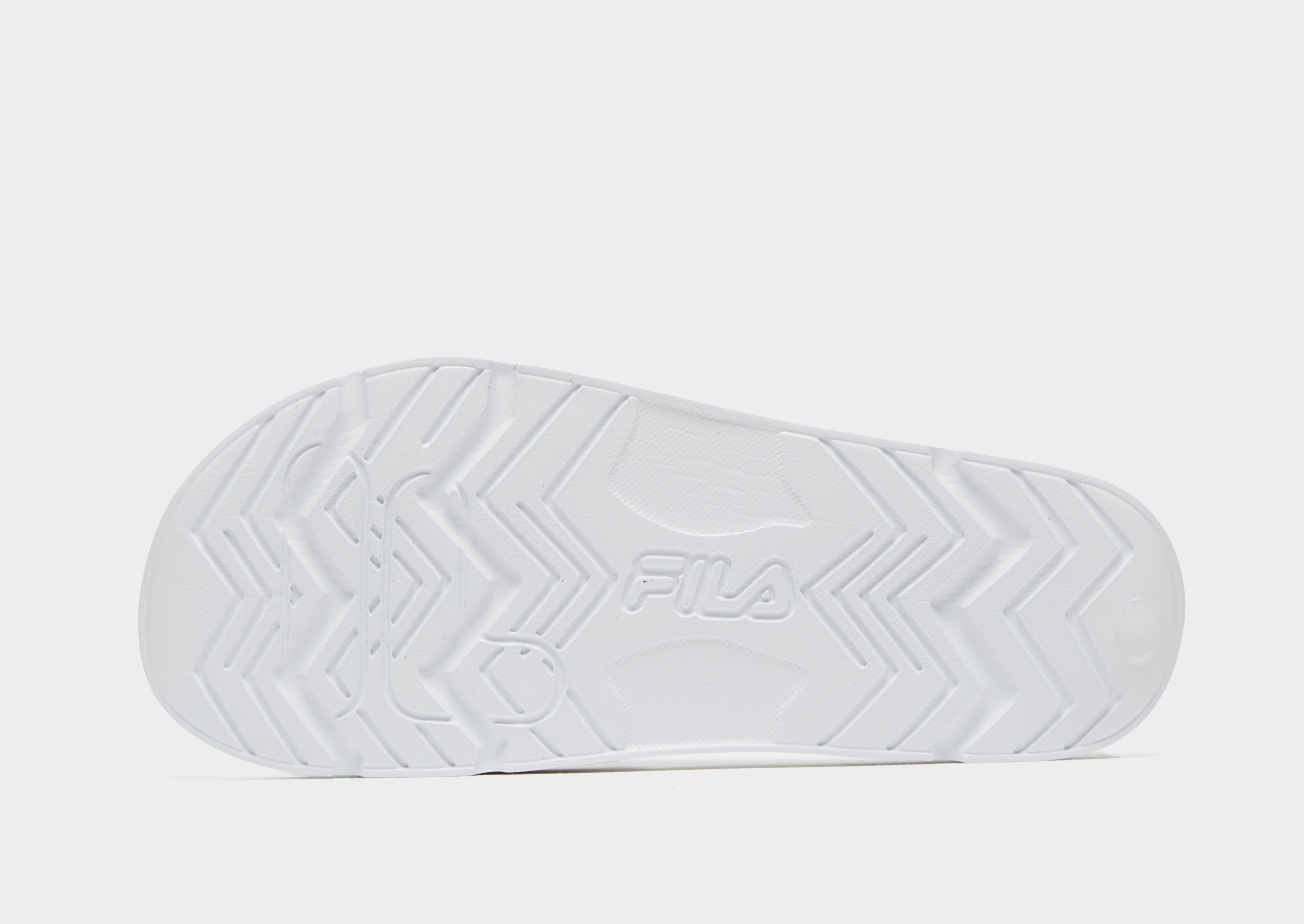 white fila slides womens