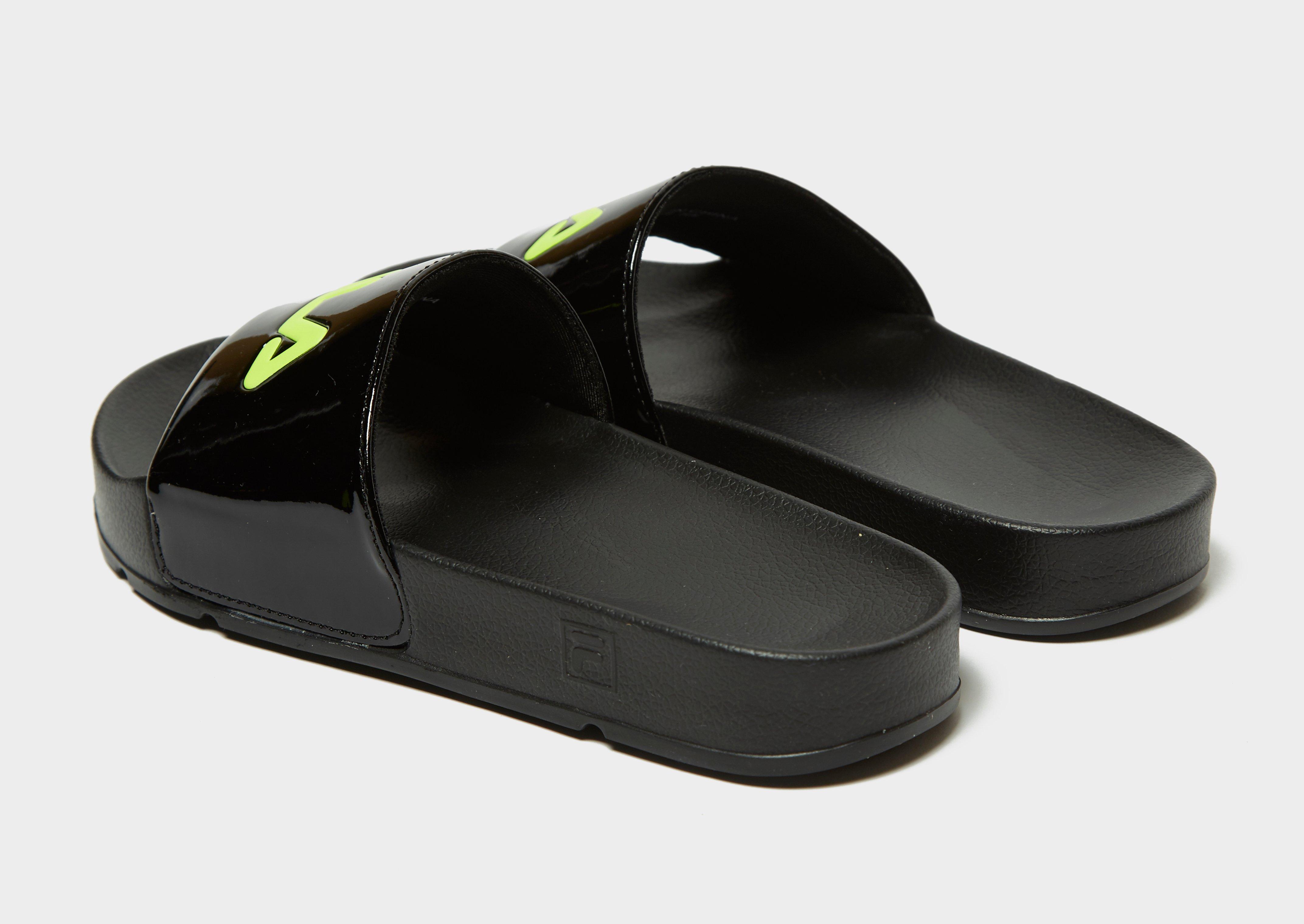 fila drifter slides black