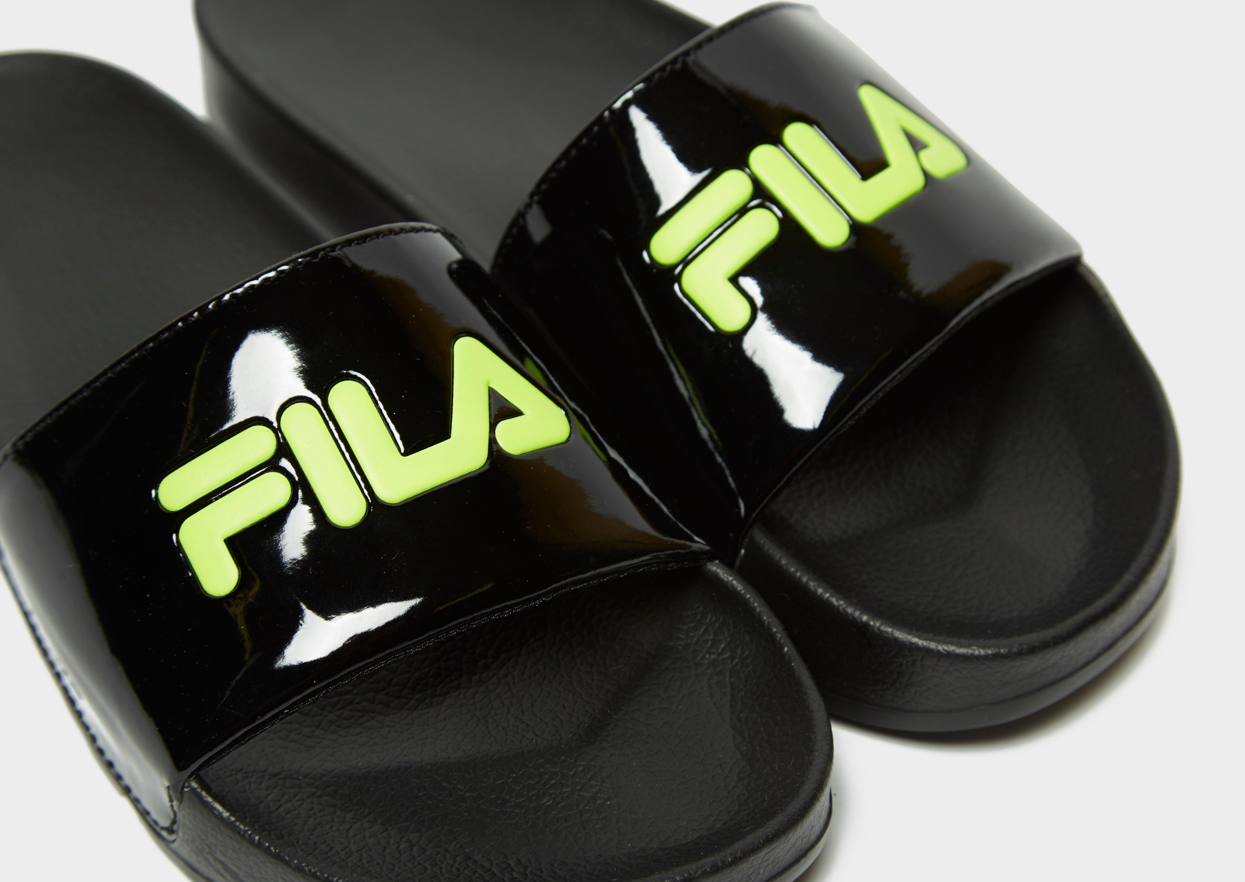 yellow fila slides