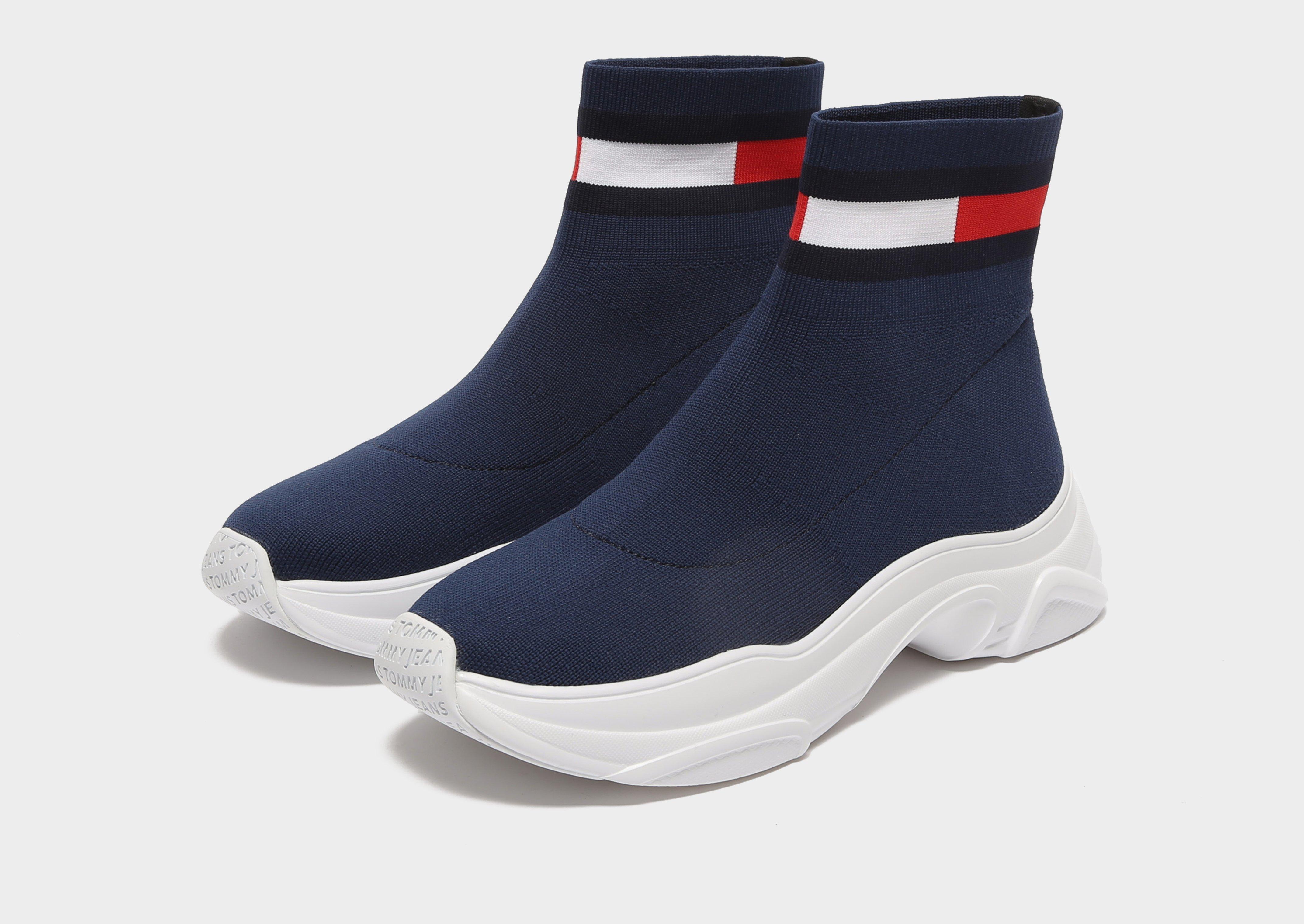 flag sock tommy jeans boot
