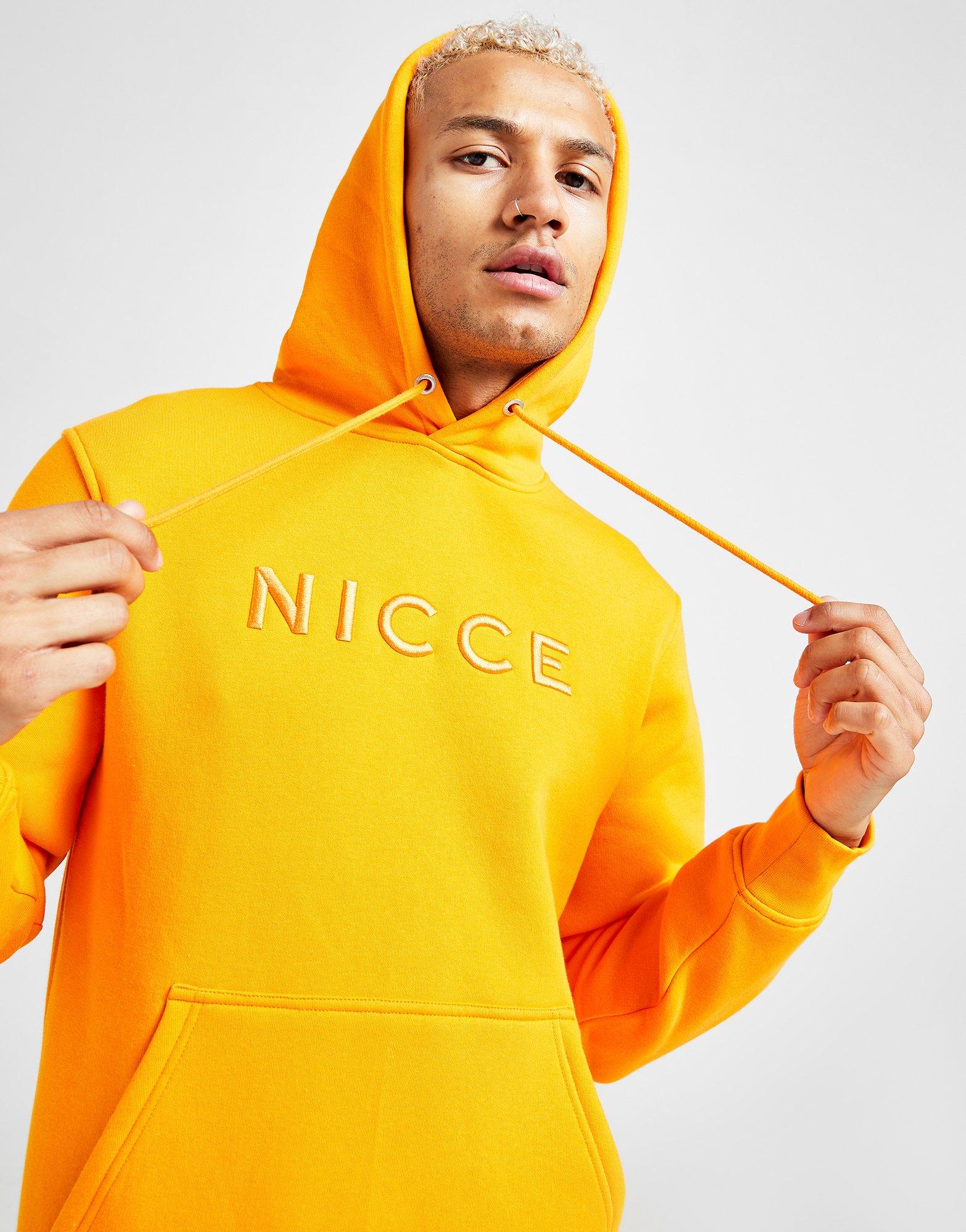 yellow nicce hoodie