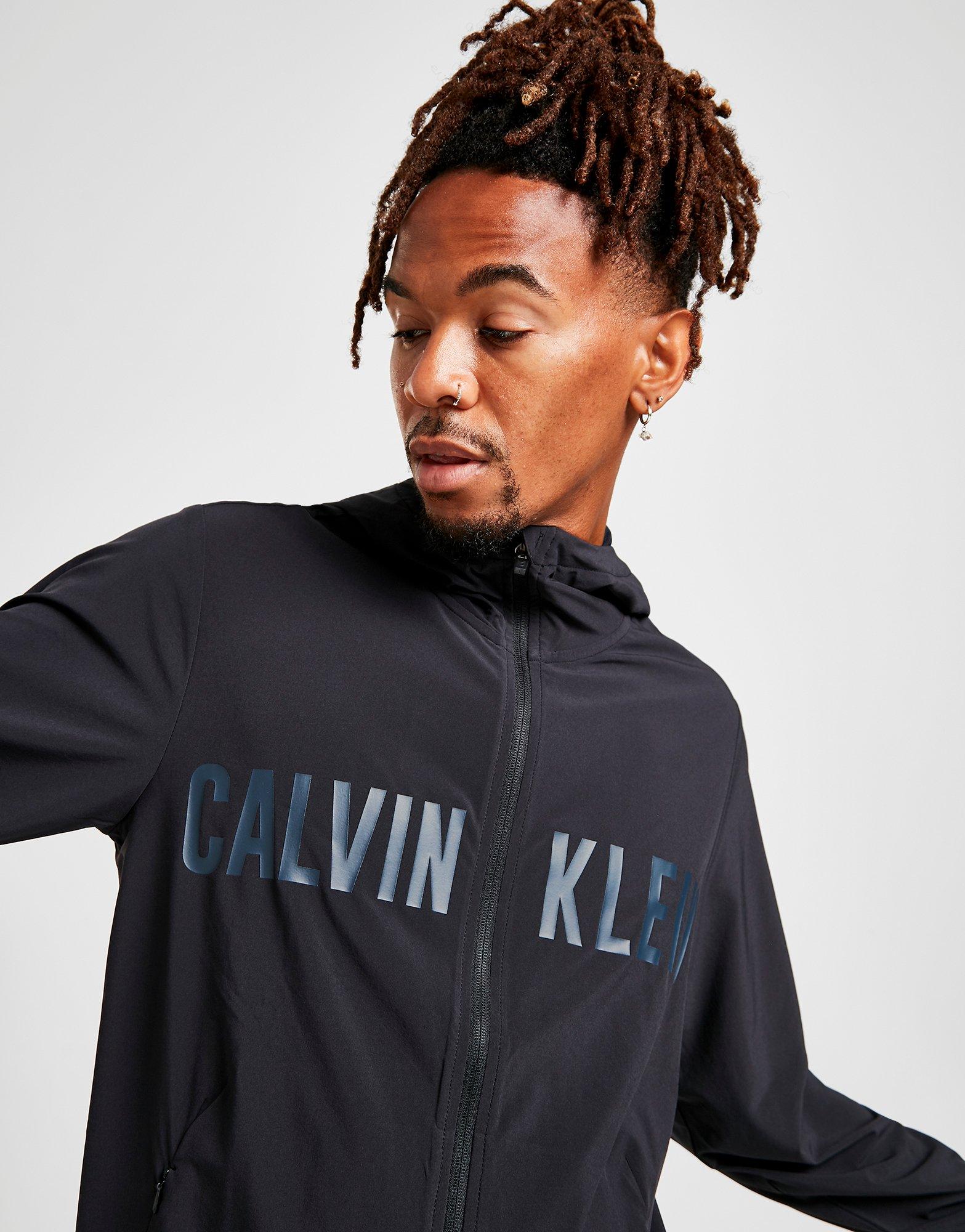 calvin klein zip through hoodie