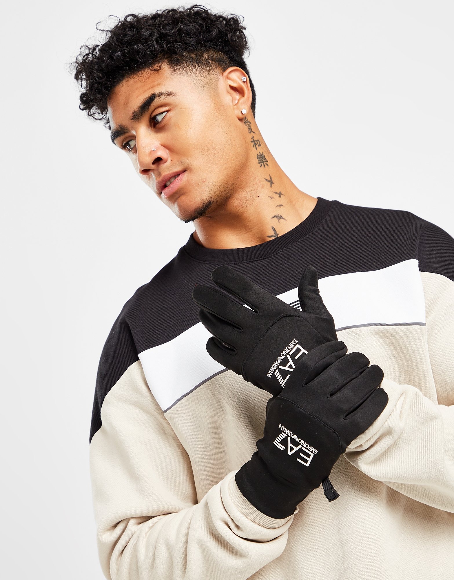 Black Emporio Armani EA7 Train Logo Gloves JD Sports Global