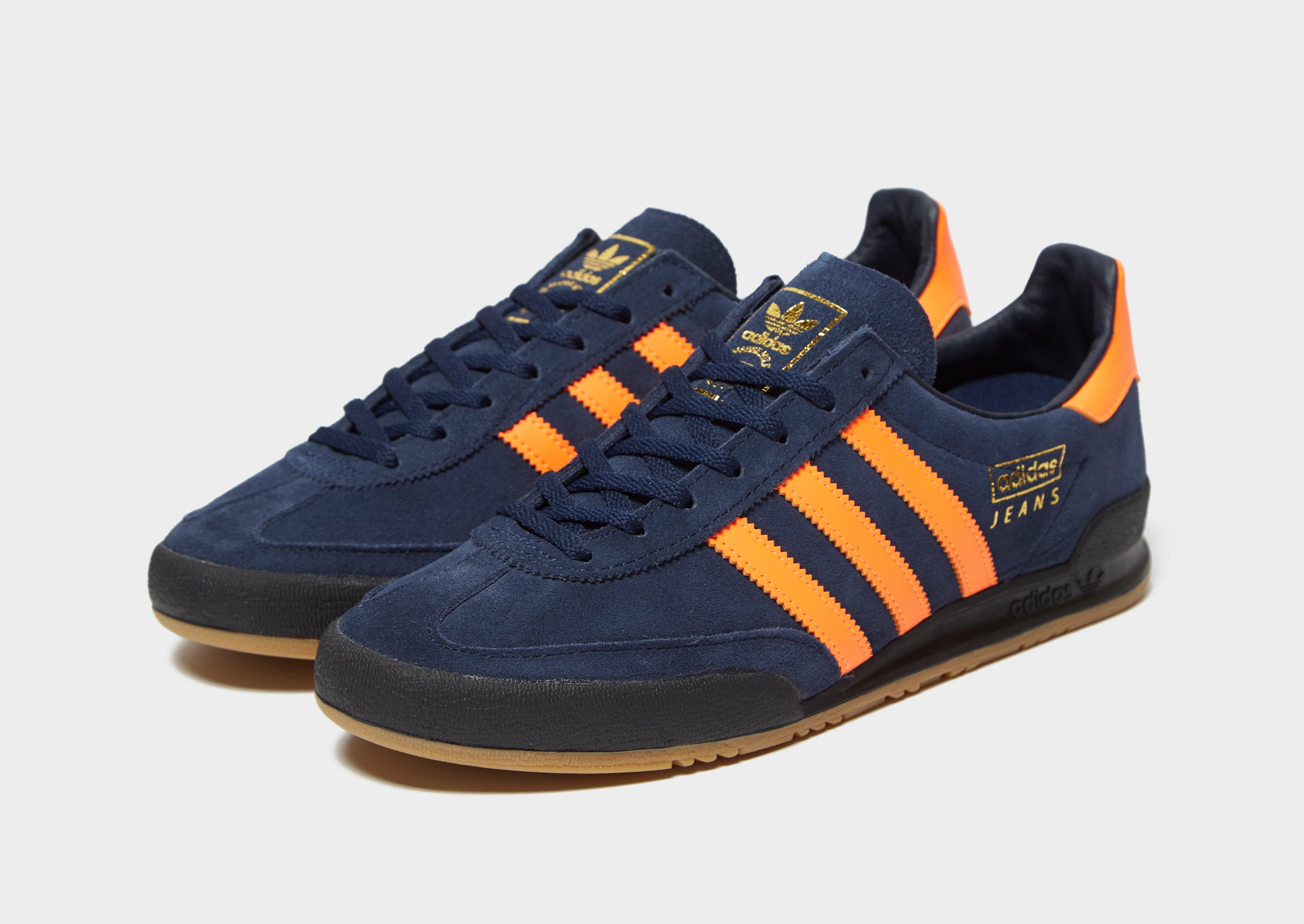 adidas jeans navy yellow