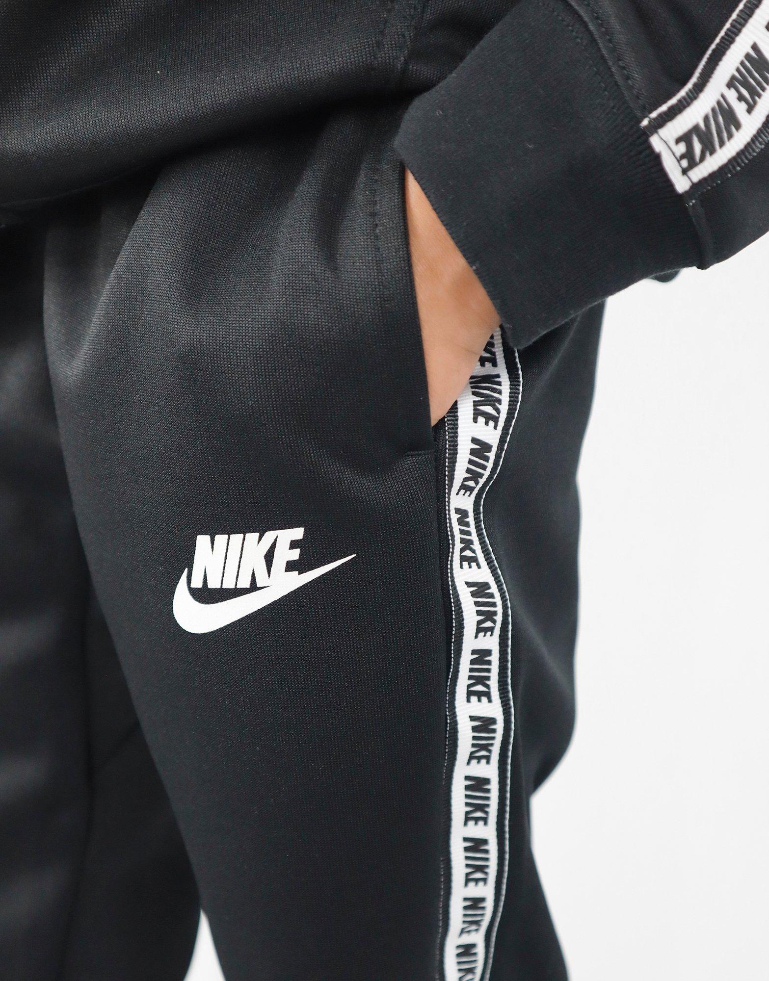nike repeat tape poly tracksuit