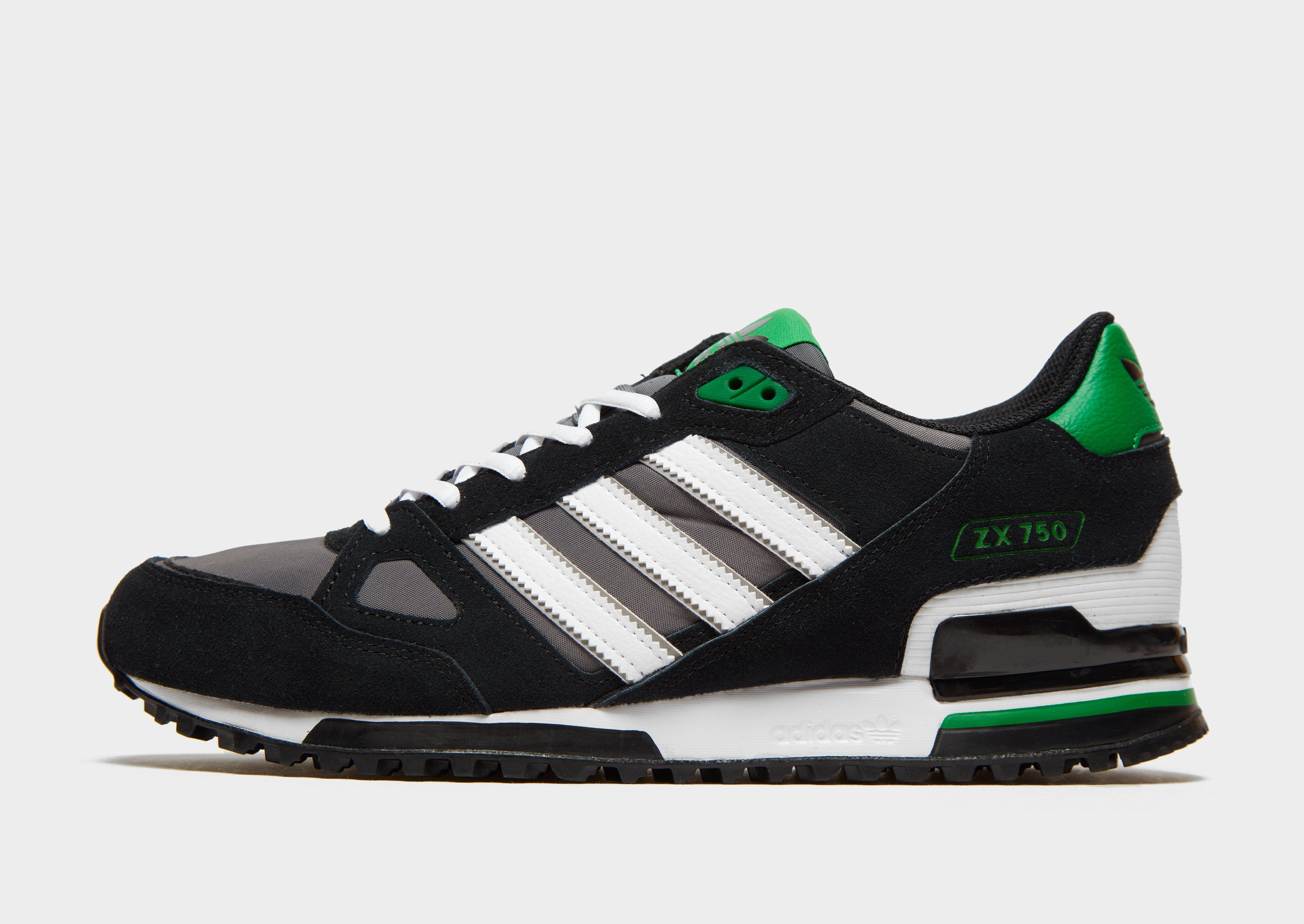 adidas originals zx 750 grey white black green