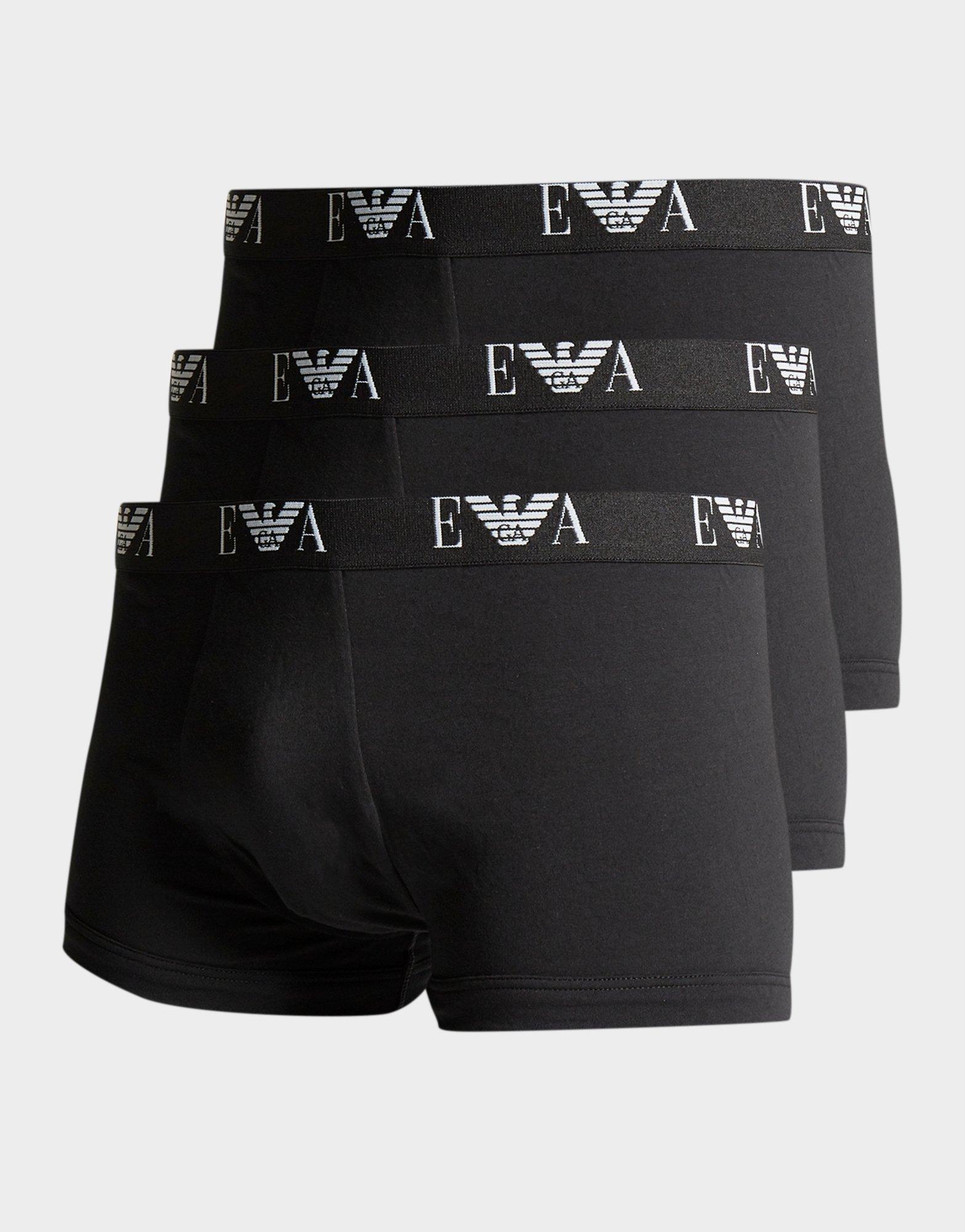 black armani shorts