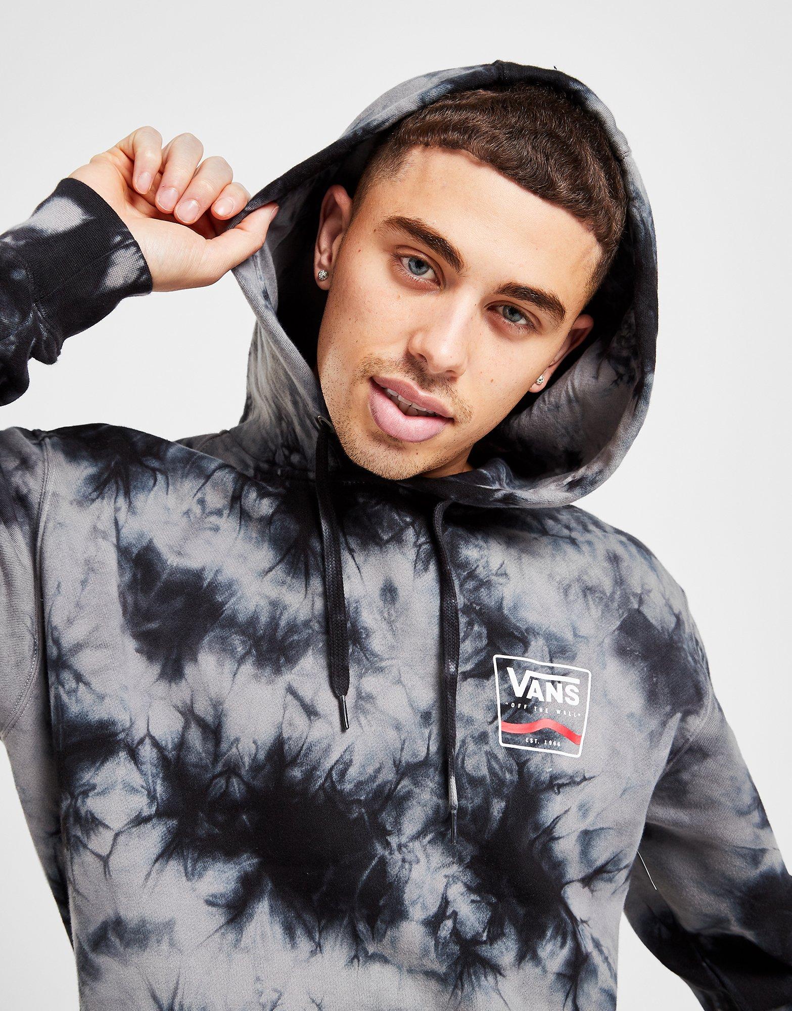 Black Vans Overhead Tie Dye Hoodie | JD 