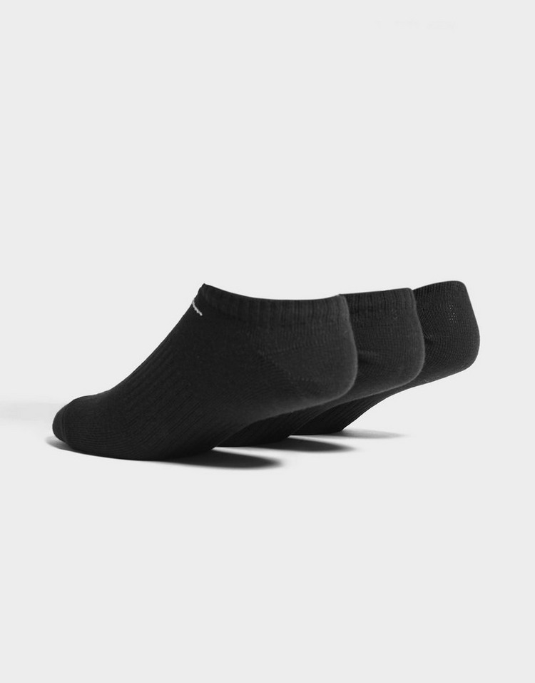 Black Nike 3 Pack Low Socks | JD Sports UK