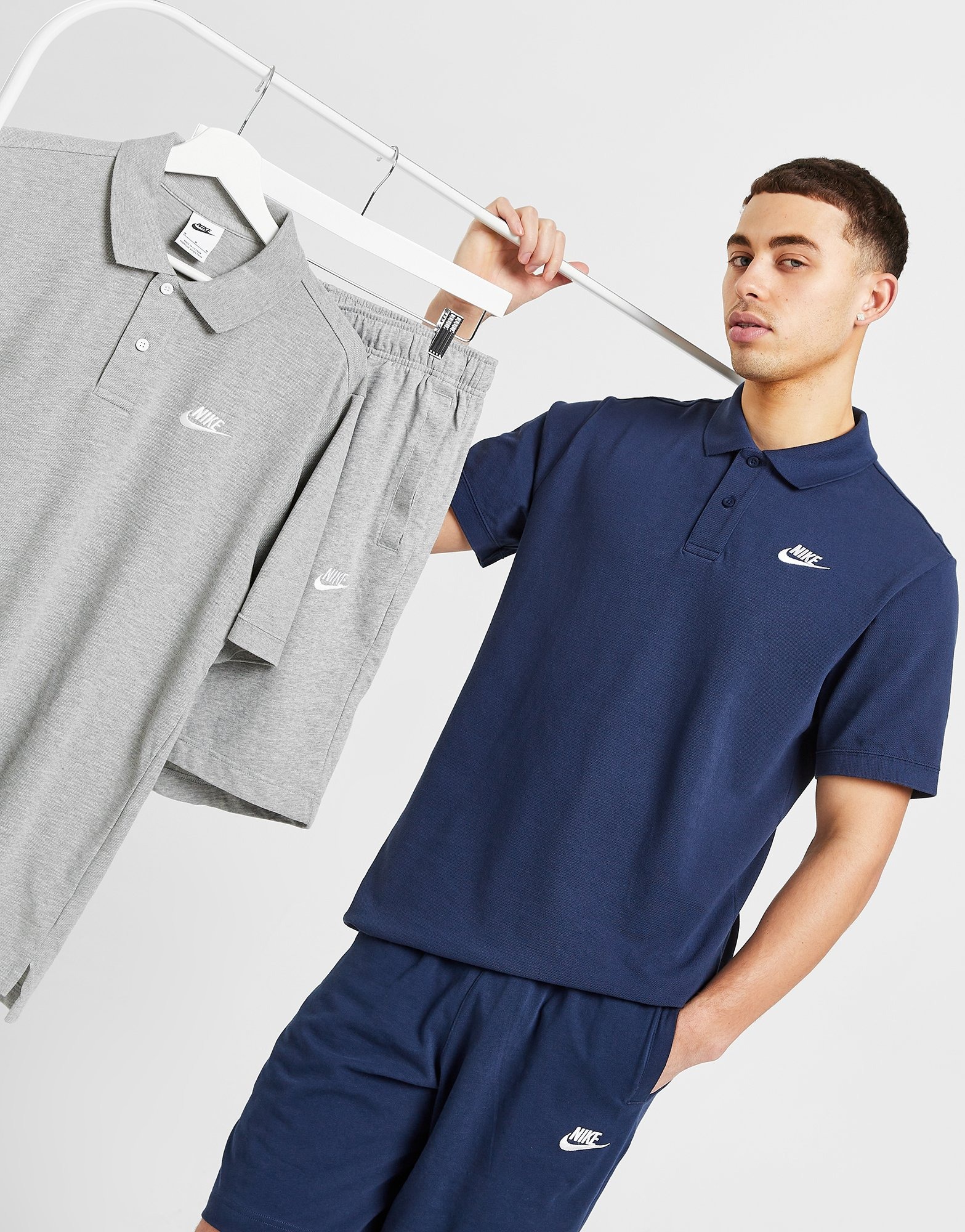 Navy Nike Foundation Polo Shirt Heren JD Sports