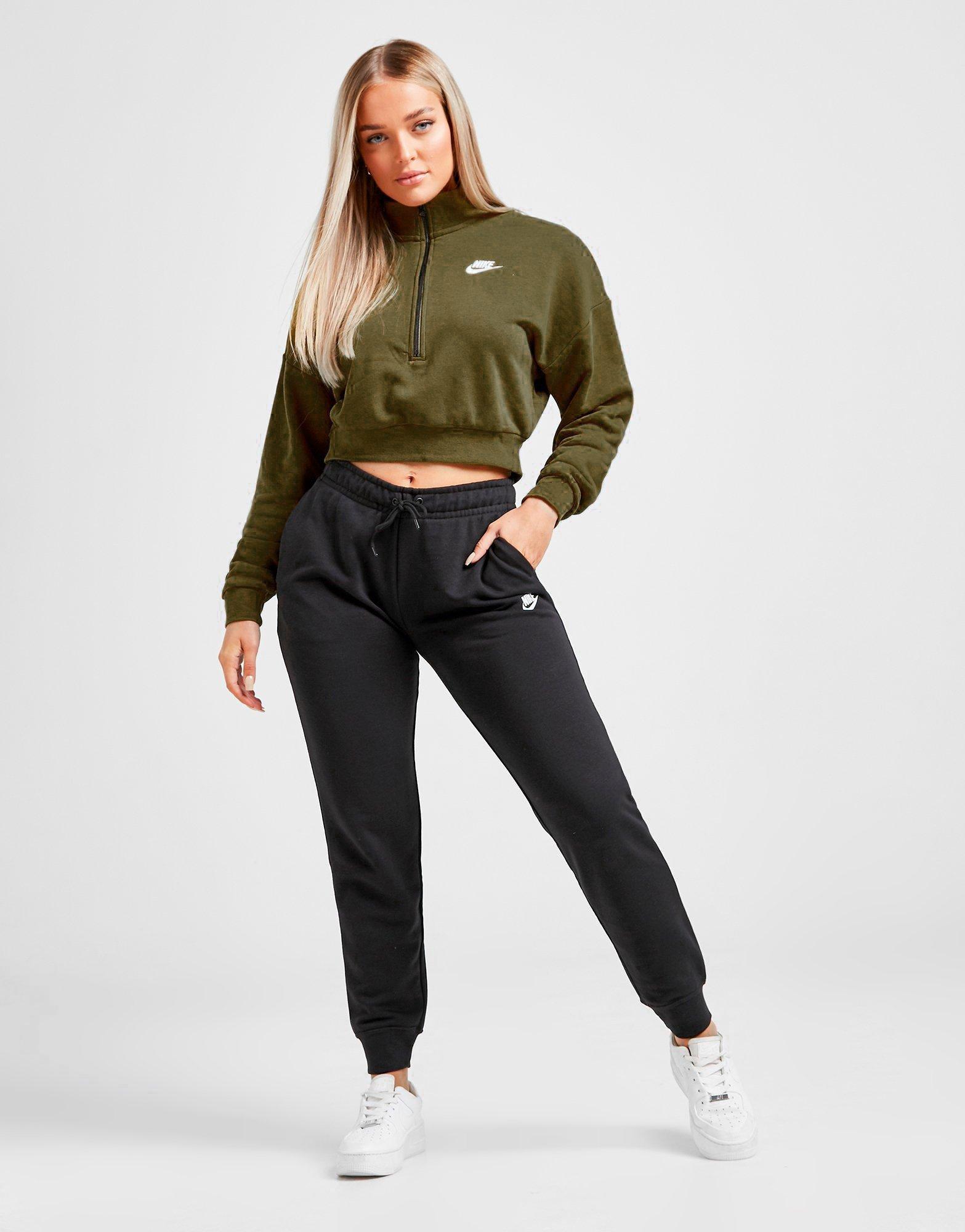 nike essential crop sweatshirt