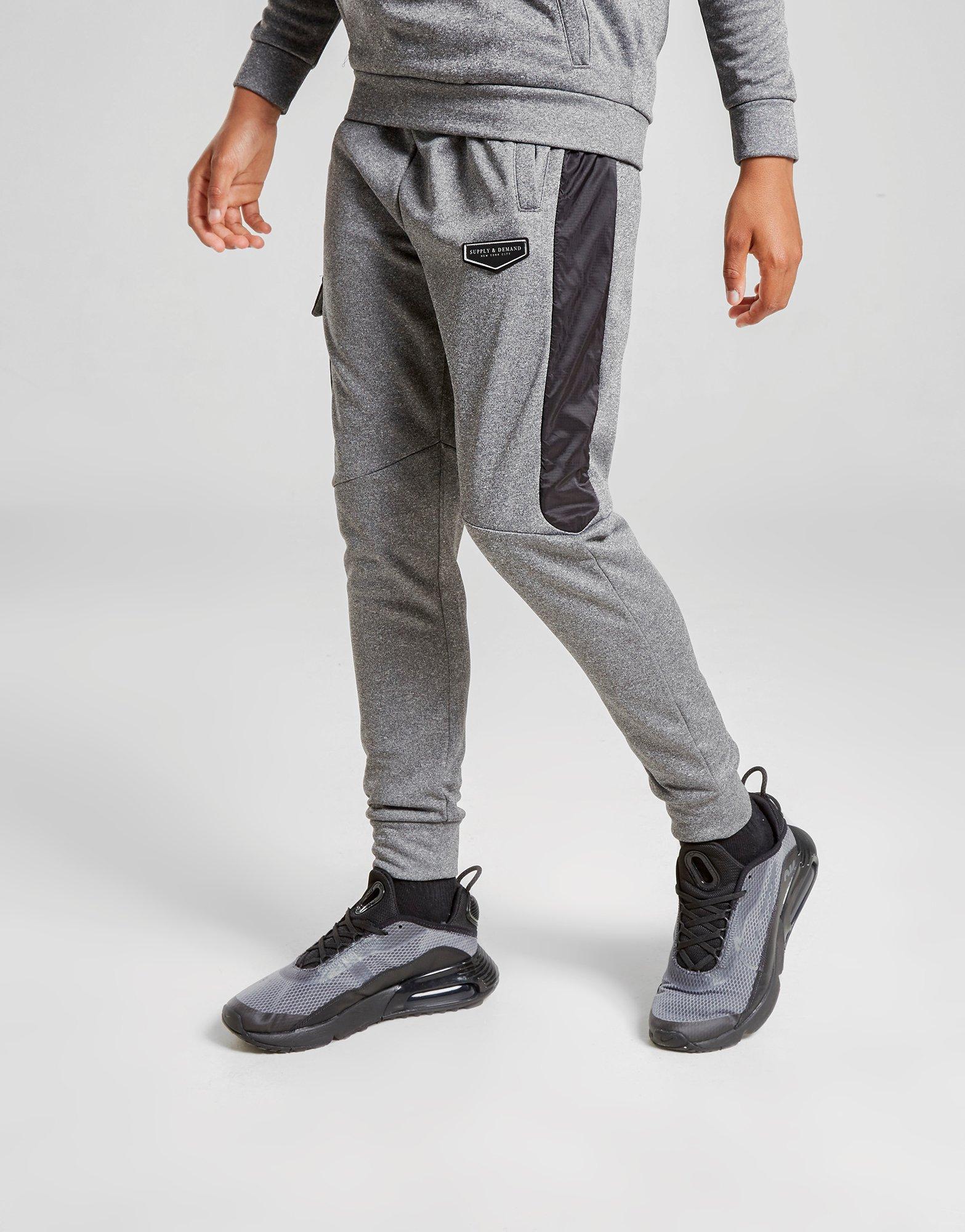 supply and demand grey tracksuit