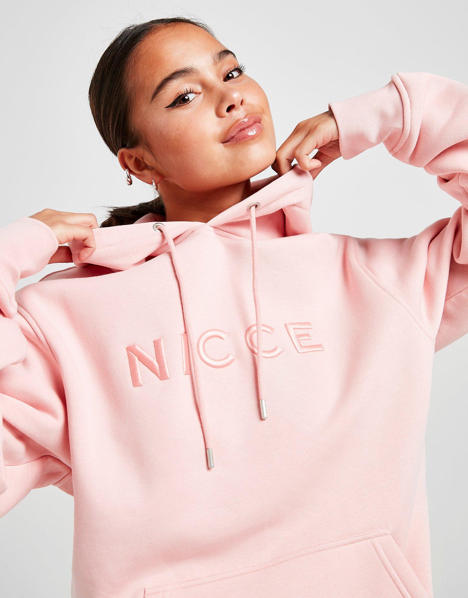 pink and gold nike sweatshirt