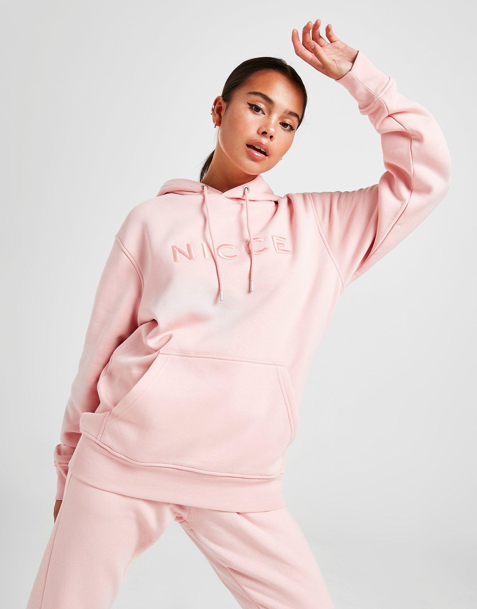 nicce pink hoodie