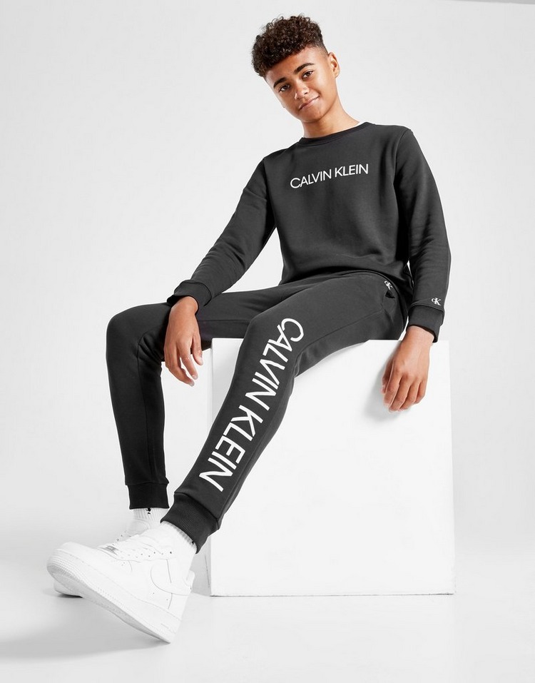 Calvin Klein Institutional Logo Crew Sweatshirt Junior