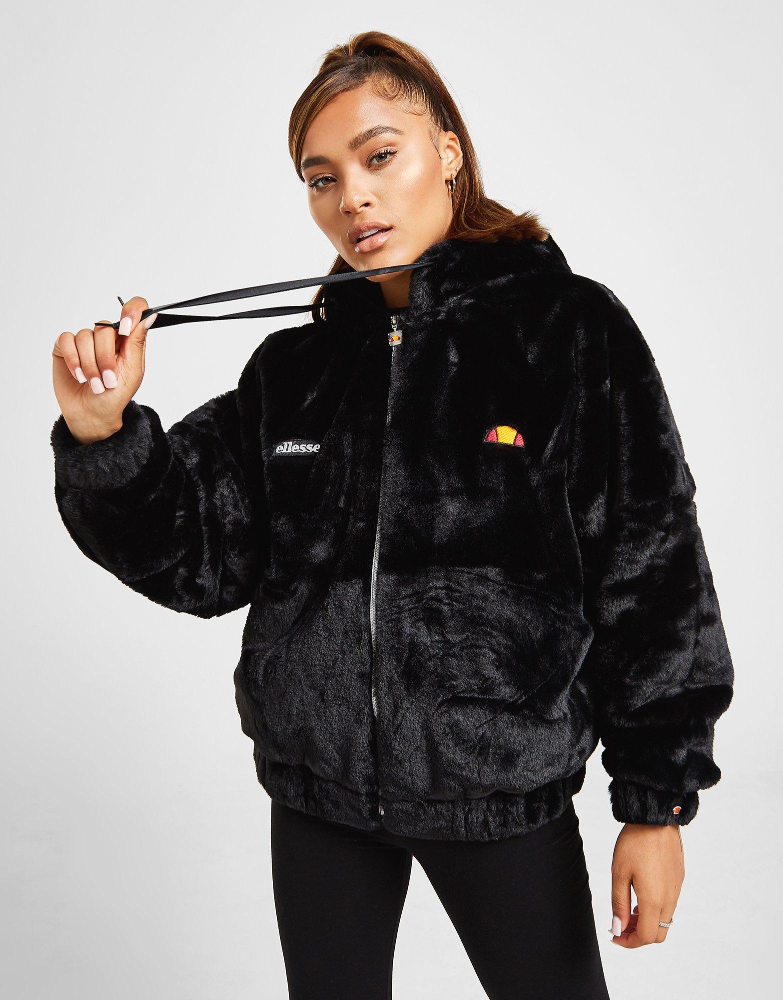 Buy Ellesse Faux Fur Full Zip Jacket 