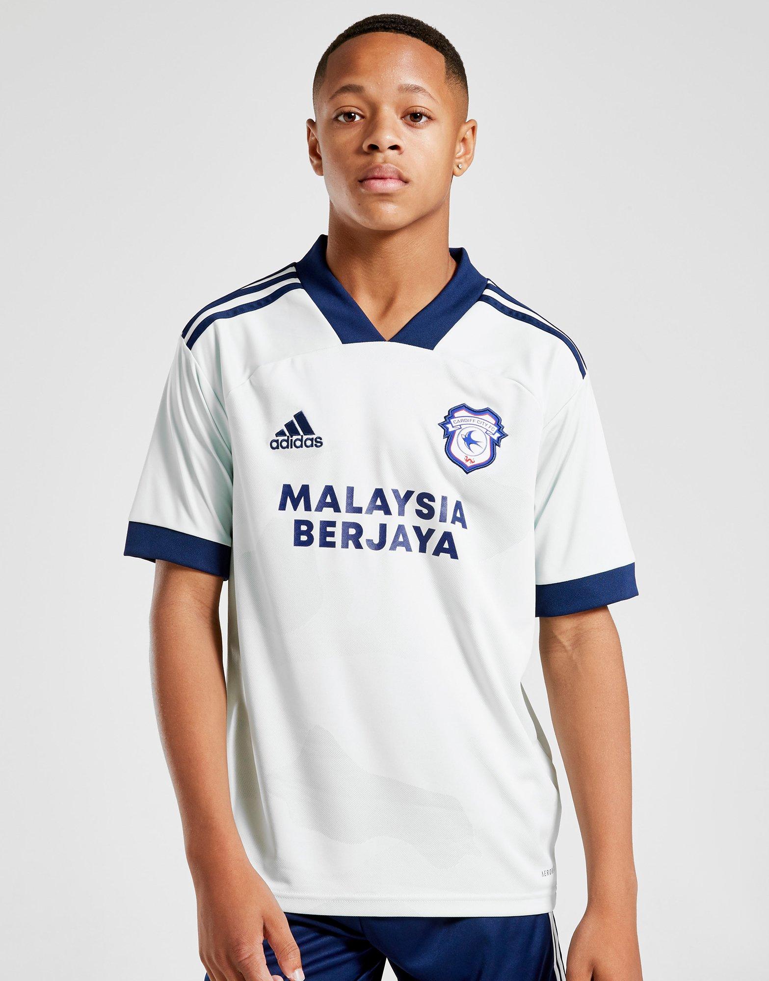 Blue adidas Cardiff City FC 2020/21 Away Shirt Junior - JD Sports NZ